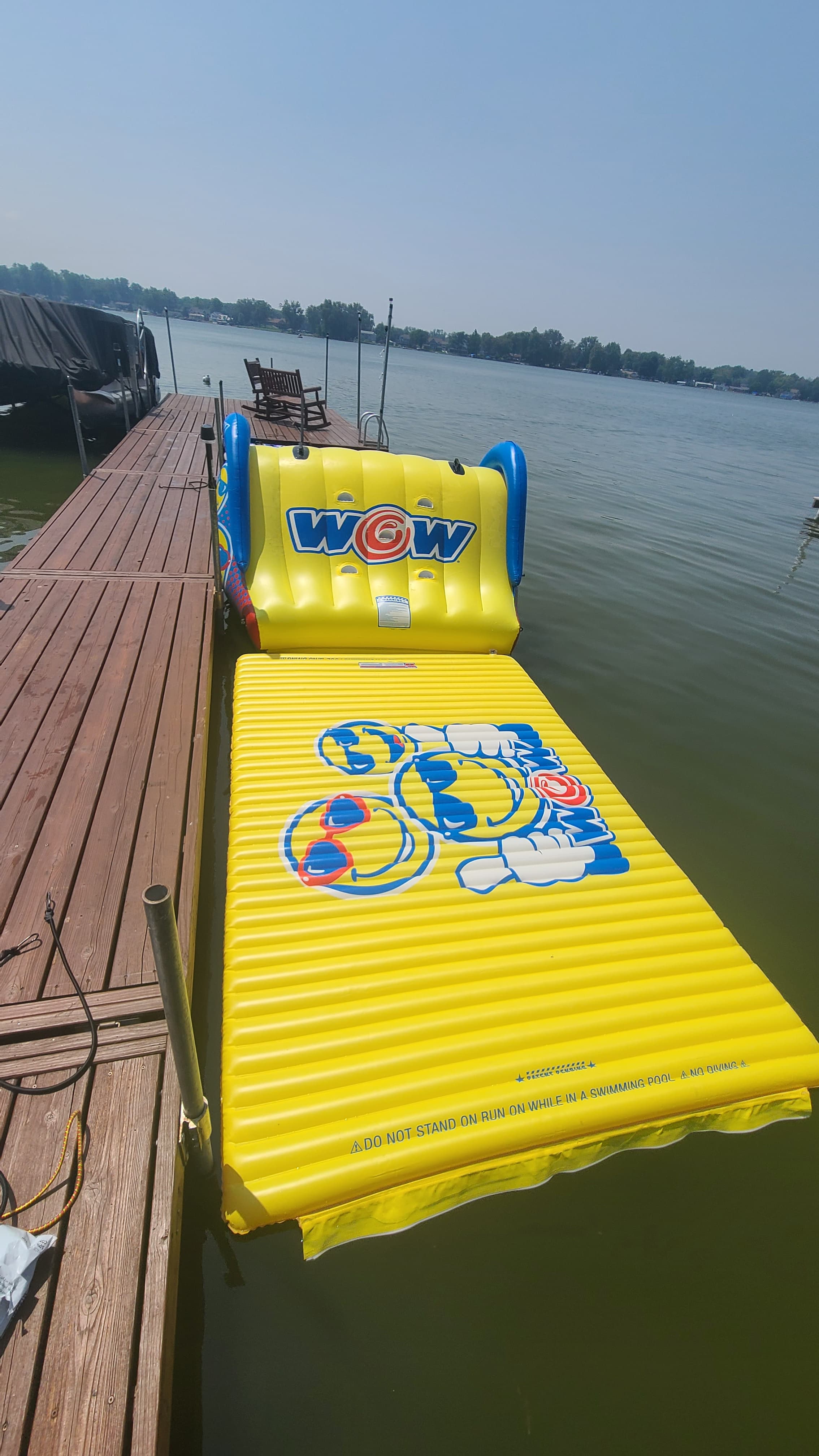 swim pad slide