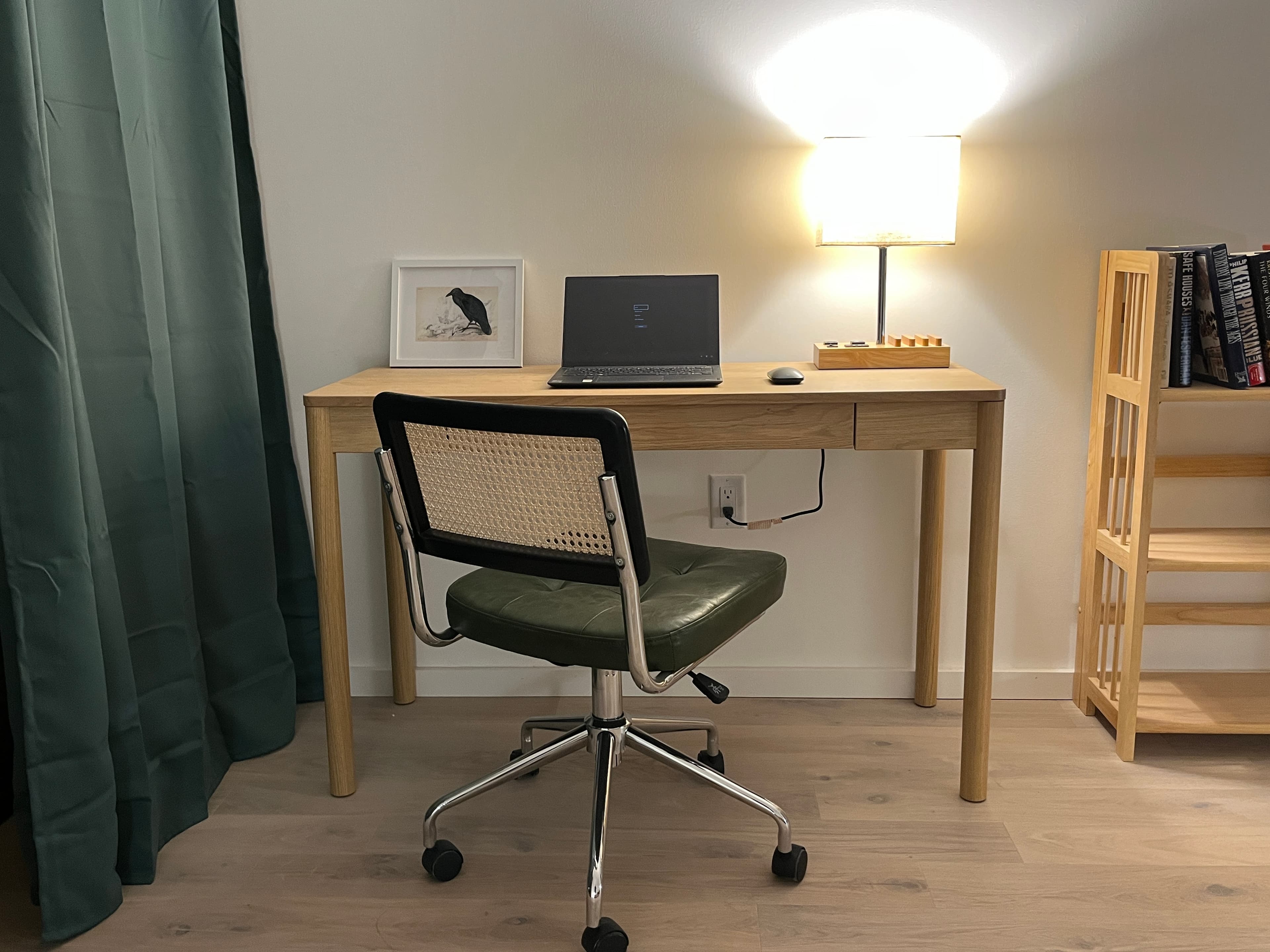 A peaceful place to work if you need to!