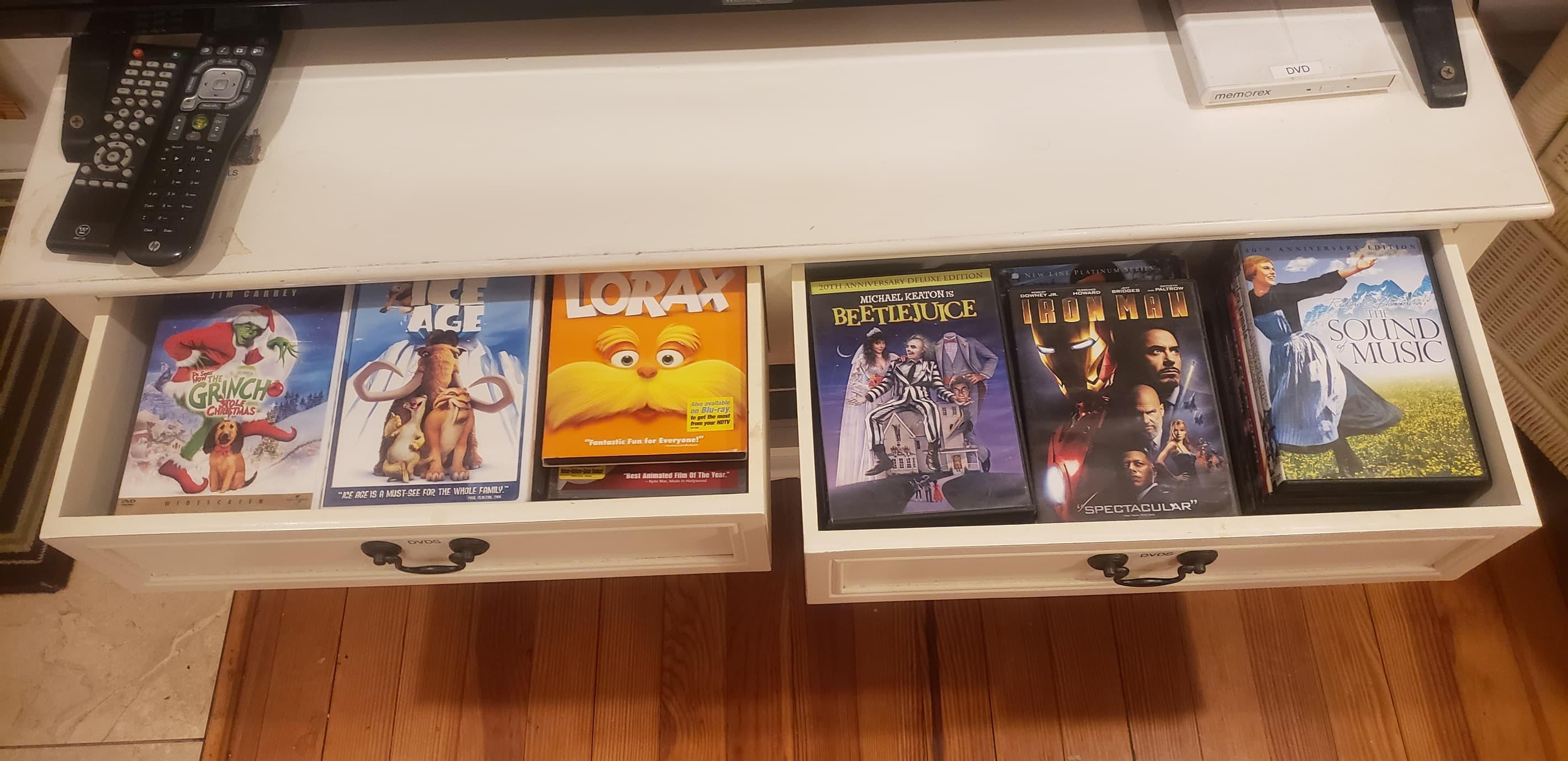 Both floors have DVDs for all ages & genre lovers!