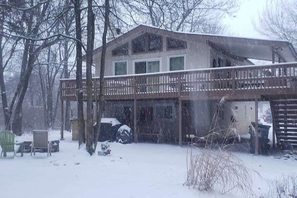 Winters are so welcoming in such a private setting