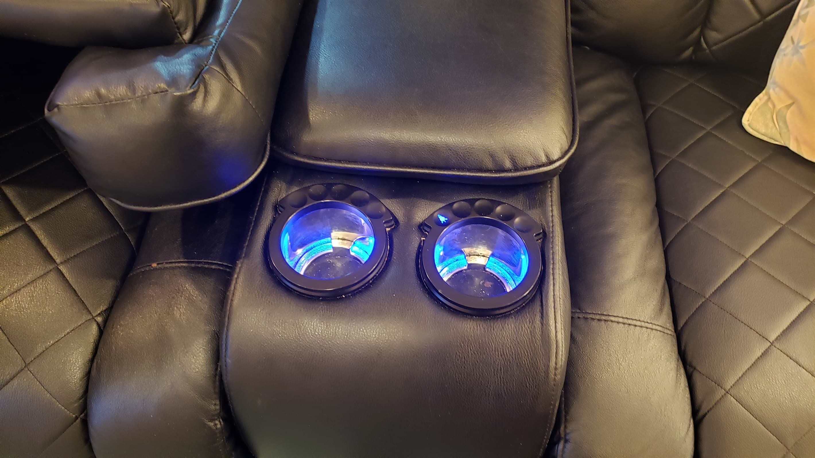 Light up cup holders