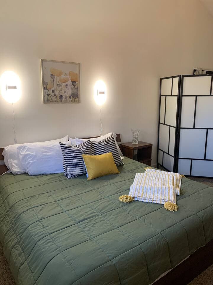 This King Bed is calling your name. Plush and comfy!
