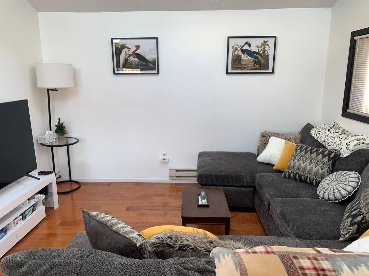 The loft is another area perfect for entertaining. This wrap around sofa seating is great for just laughing, talking, or playing one of our many board games.