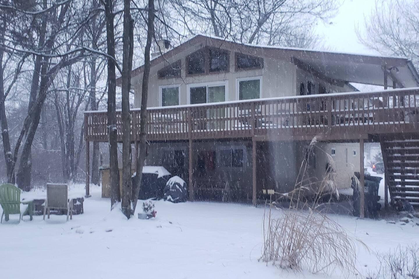 Winters are so welcoming in such a private setting