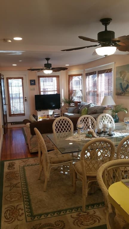 View of front from kitchen. Plenty of natural light. :)