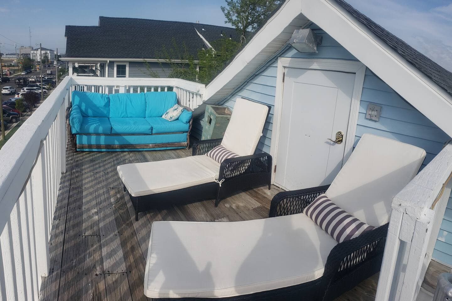 During the day this spot is perfect for sunbathing or people watching. 