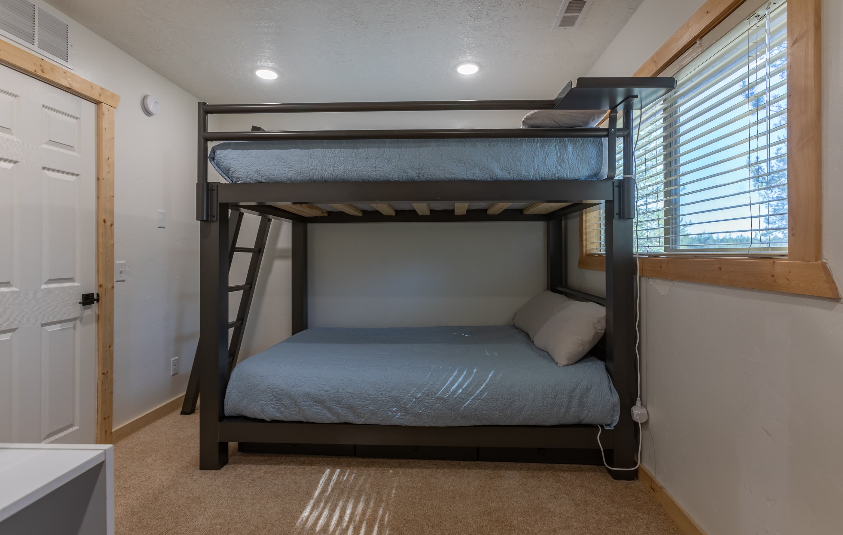 Fourth bedroom with XL bunk beds
