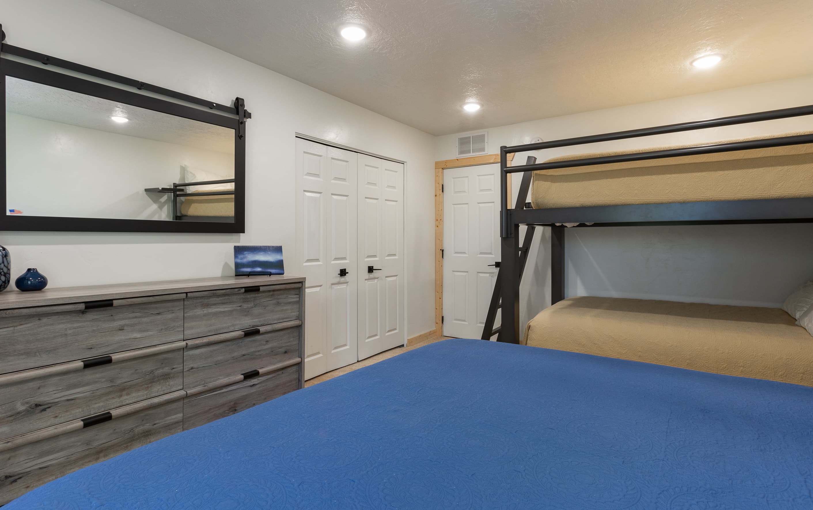 Bedroom two also has full bunk bed