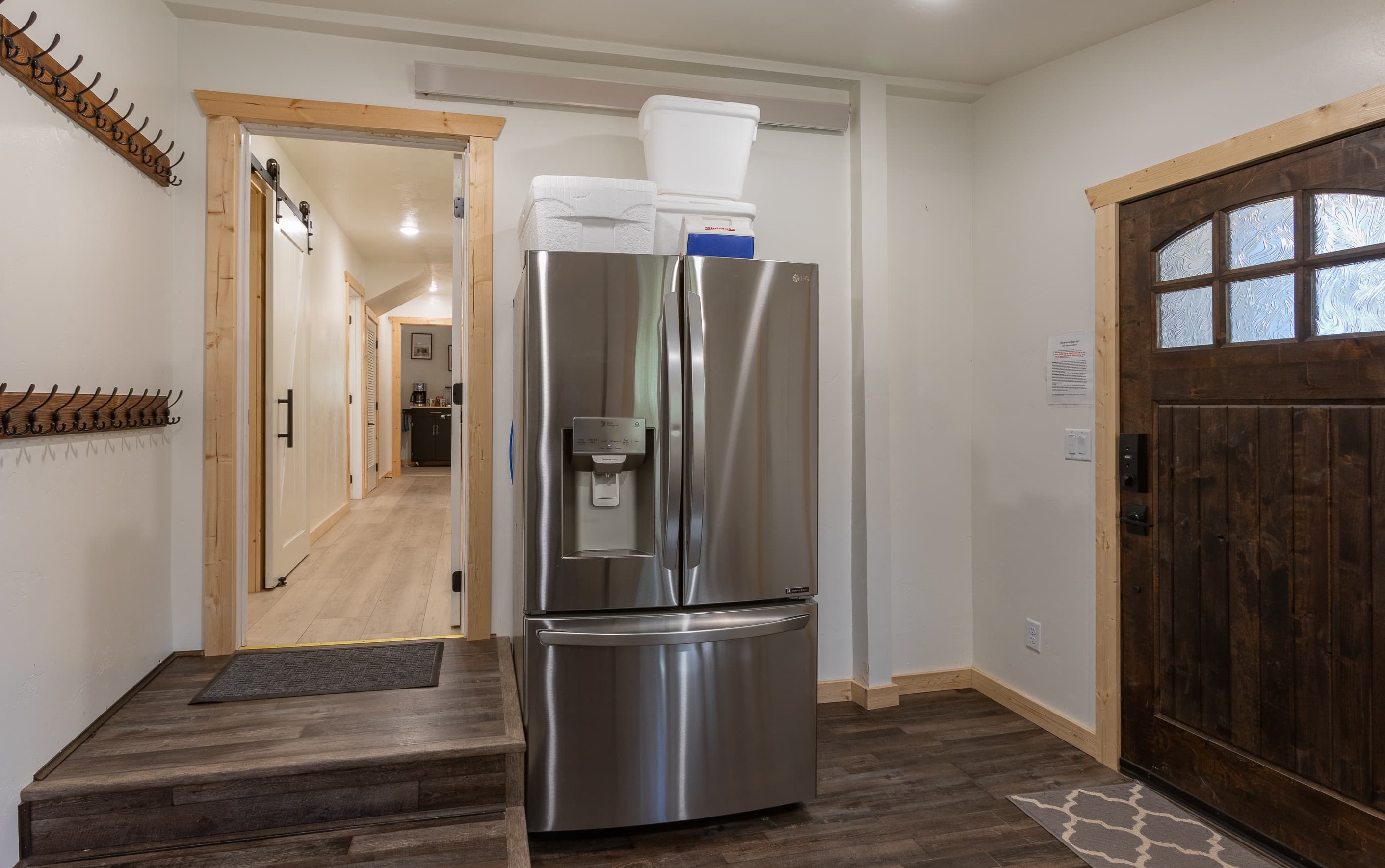 Mud room with kichen access