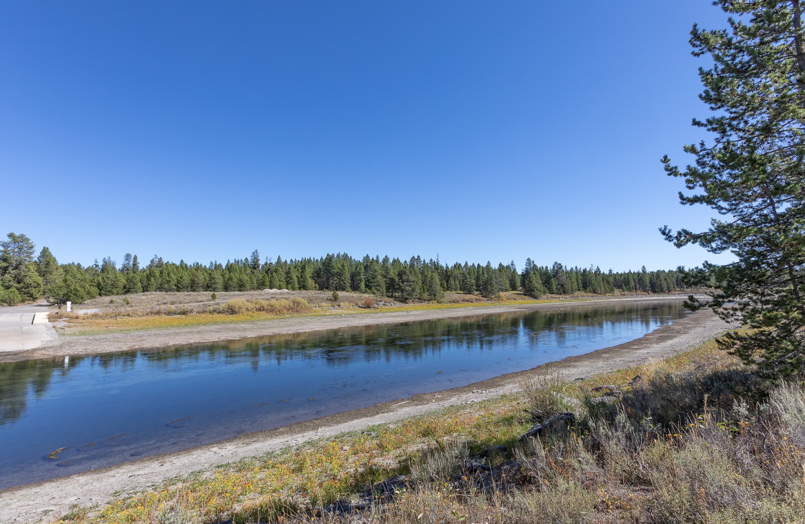 Henry's Fork of the Snake River view from the property.