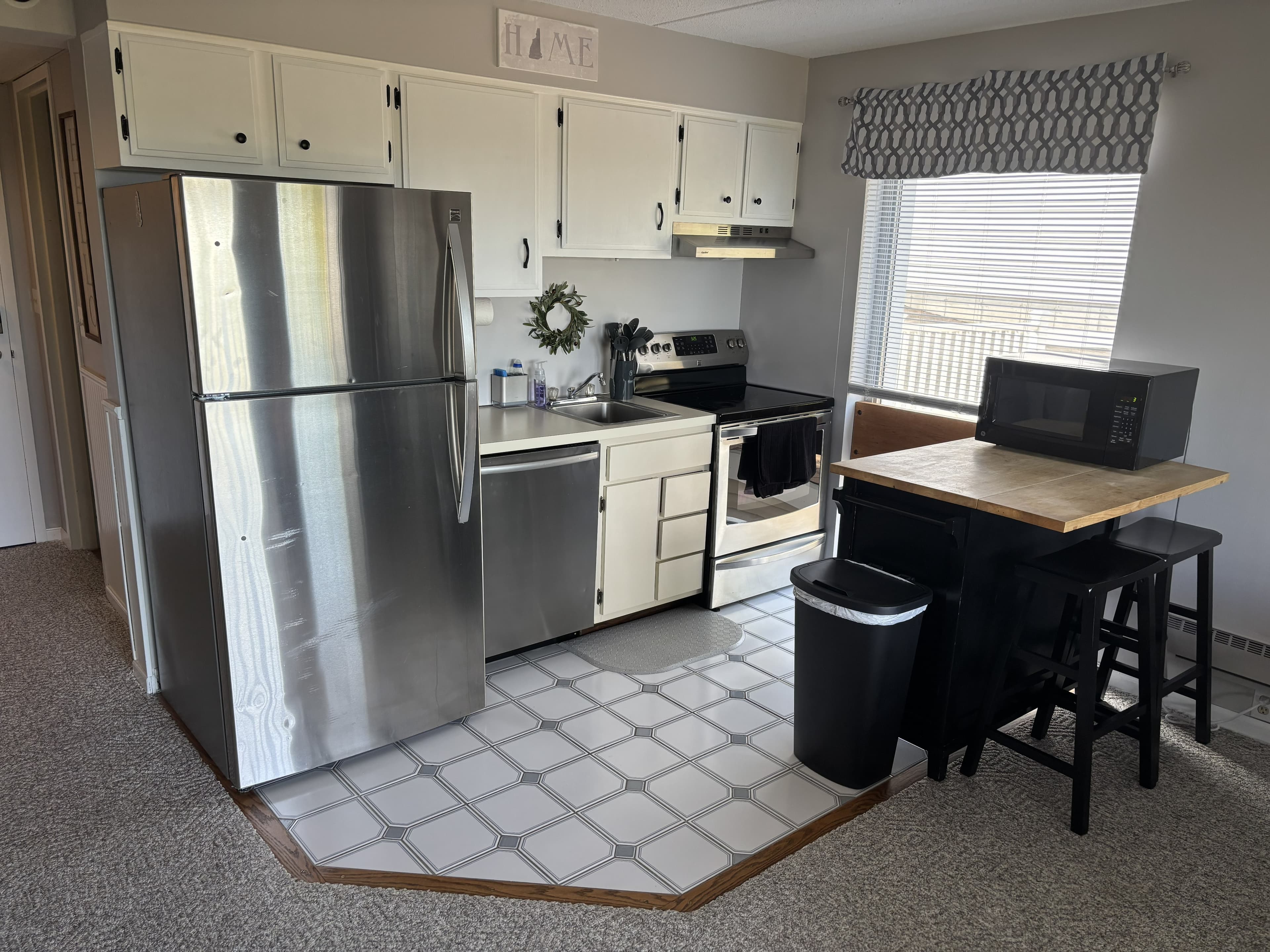 Kitchen fully stocked