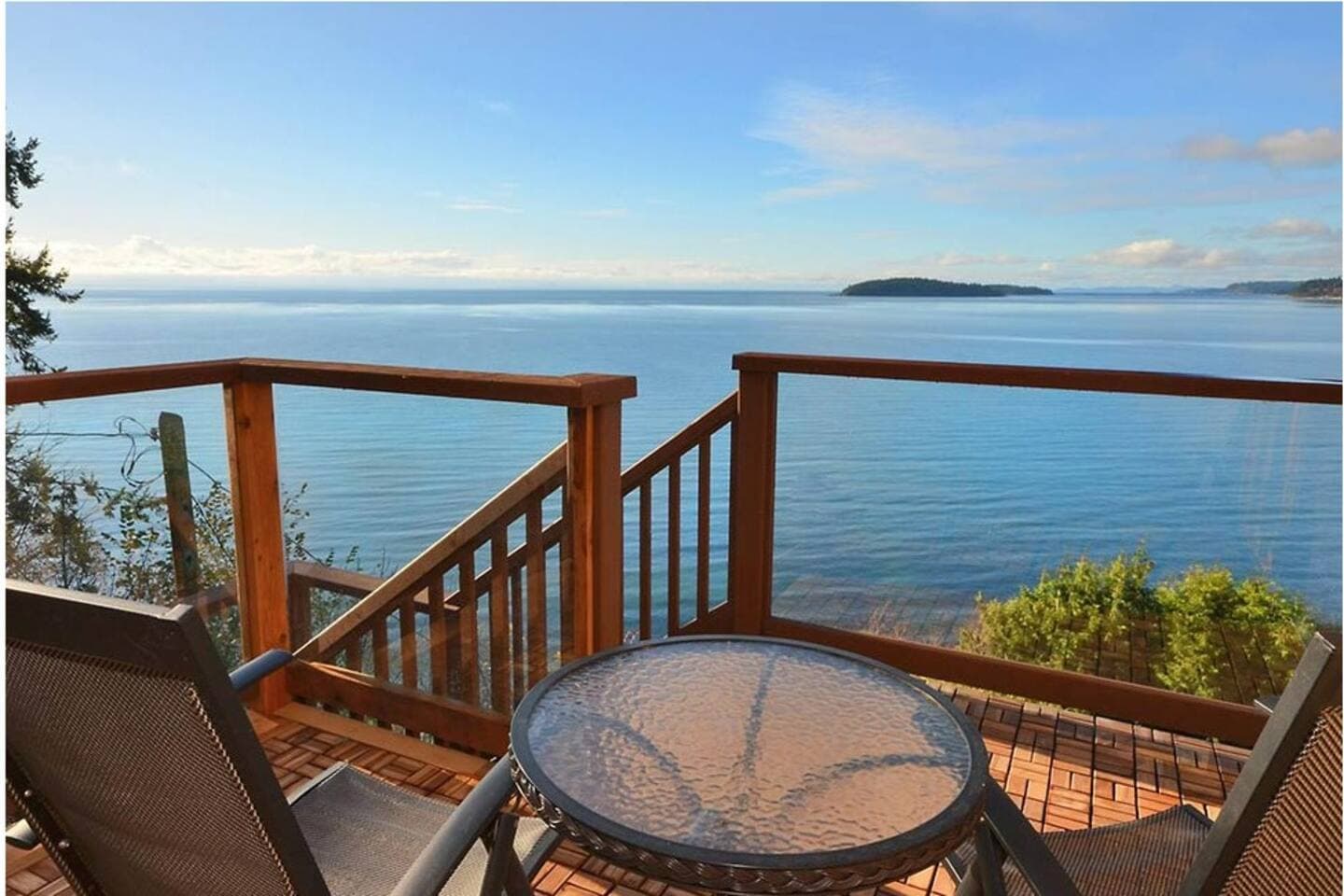 Covered Private Deck View