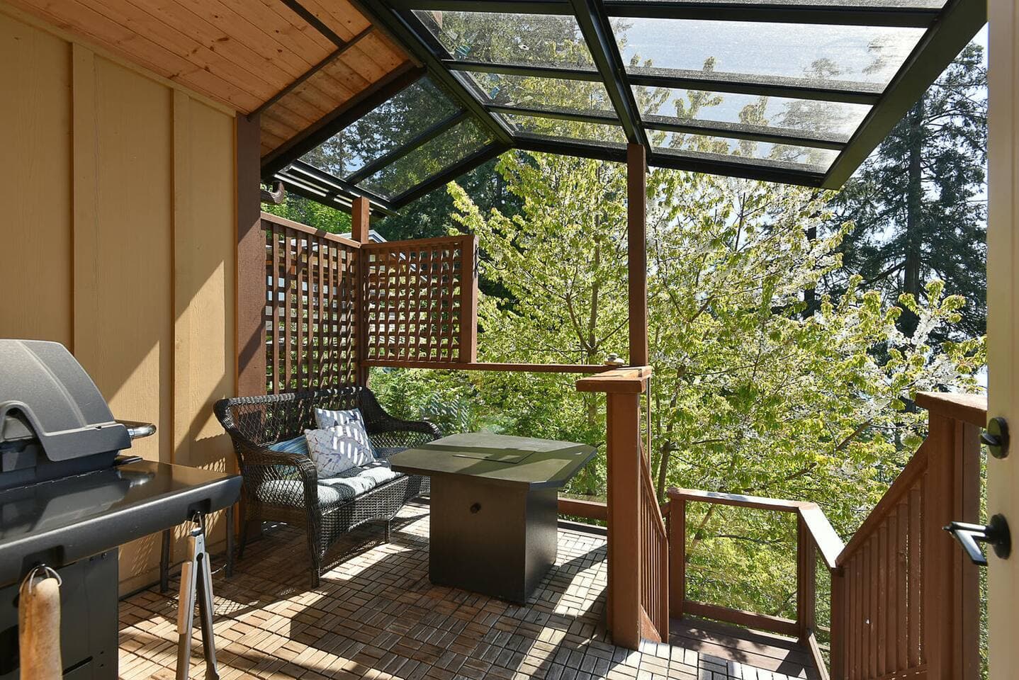 Covered Private Deck