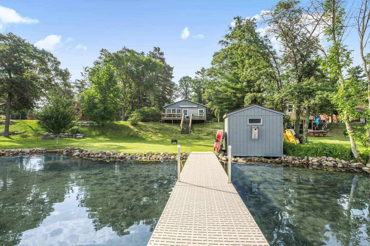 Property view from lake 