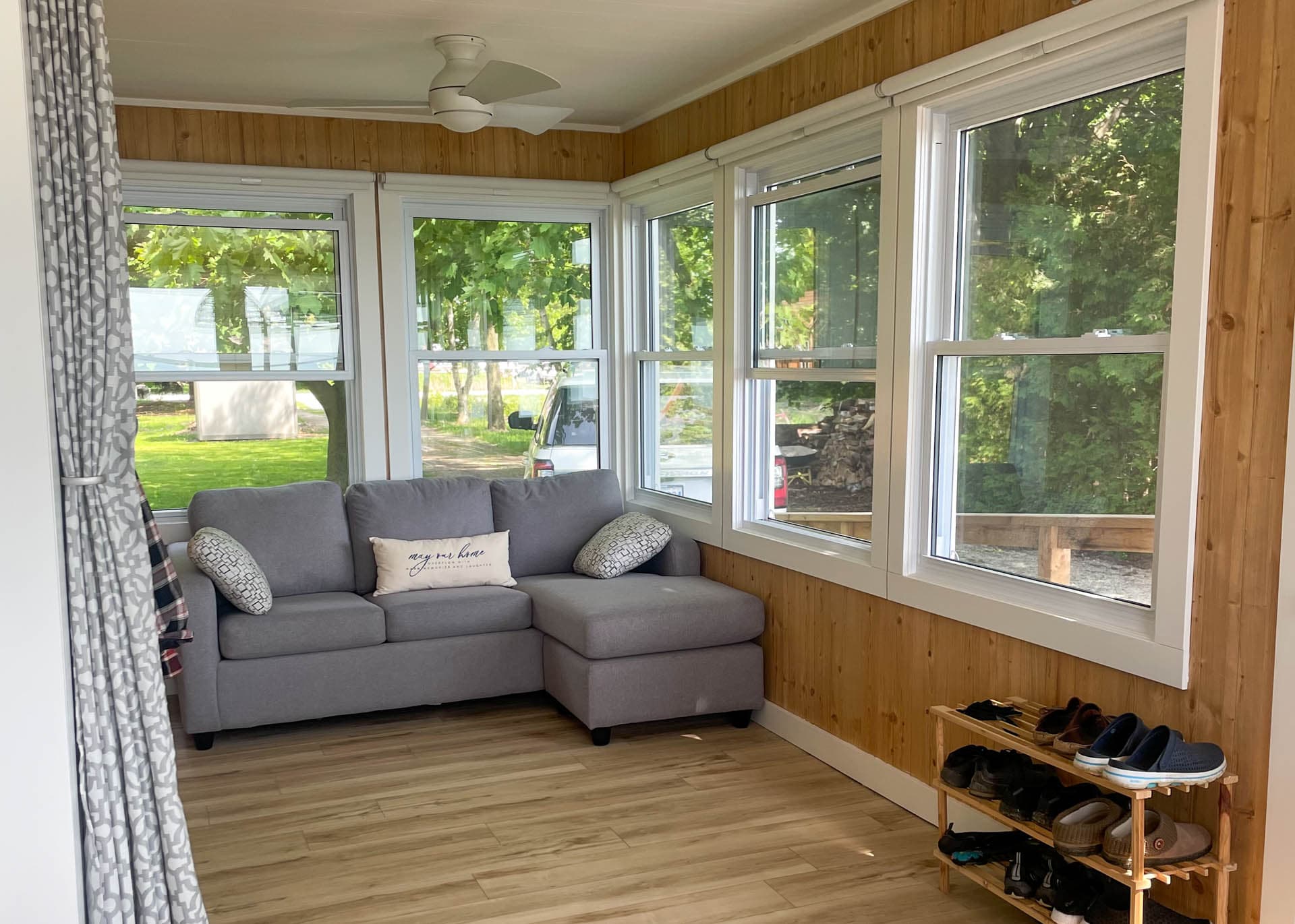 Sunroom with views on 3 sides