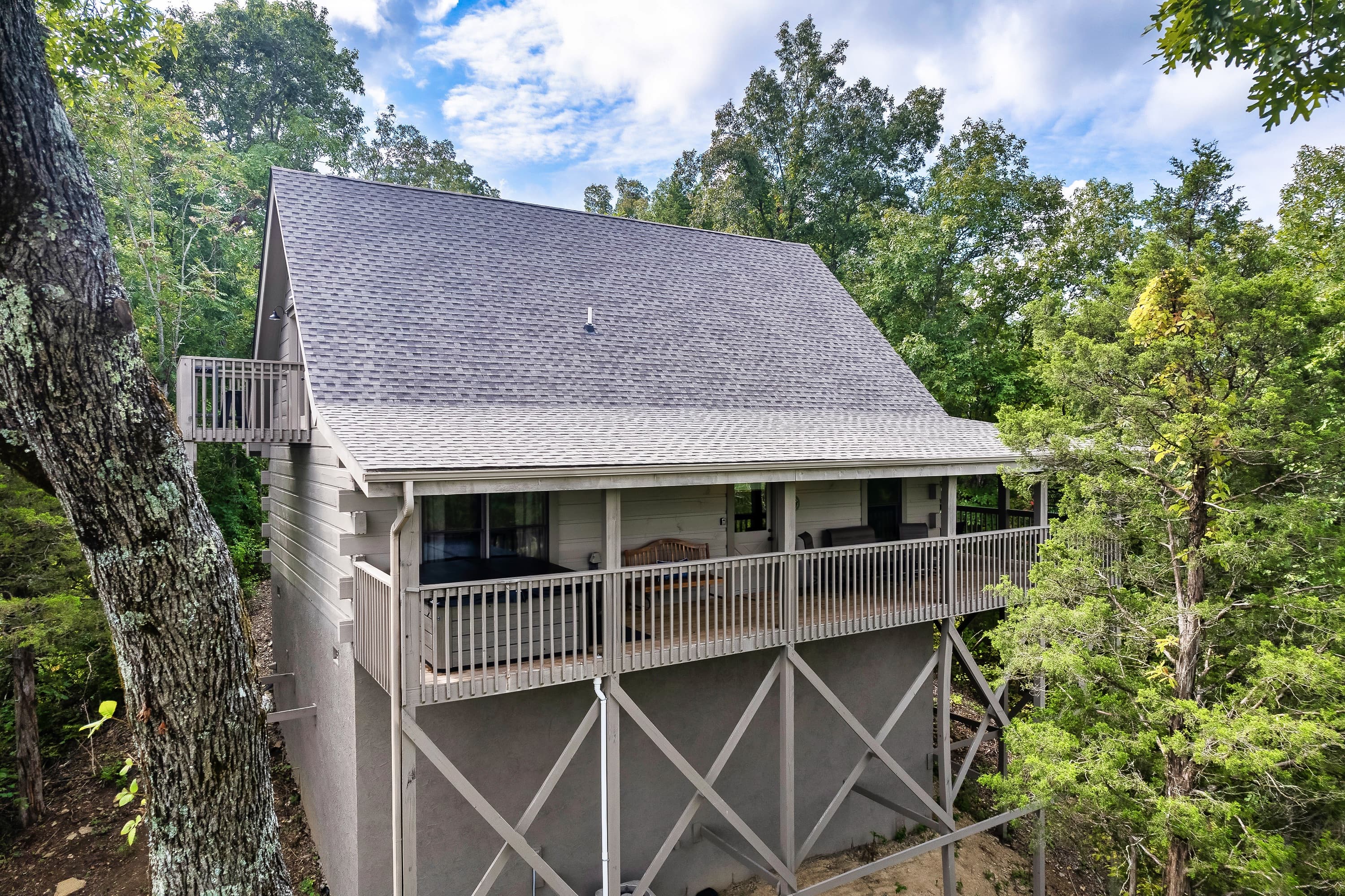 Private deck with direct Douglas Lake views