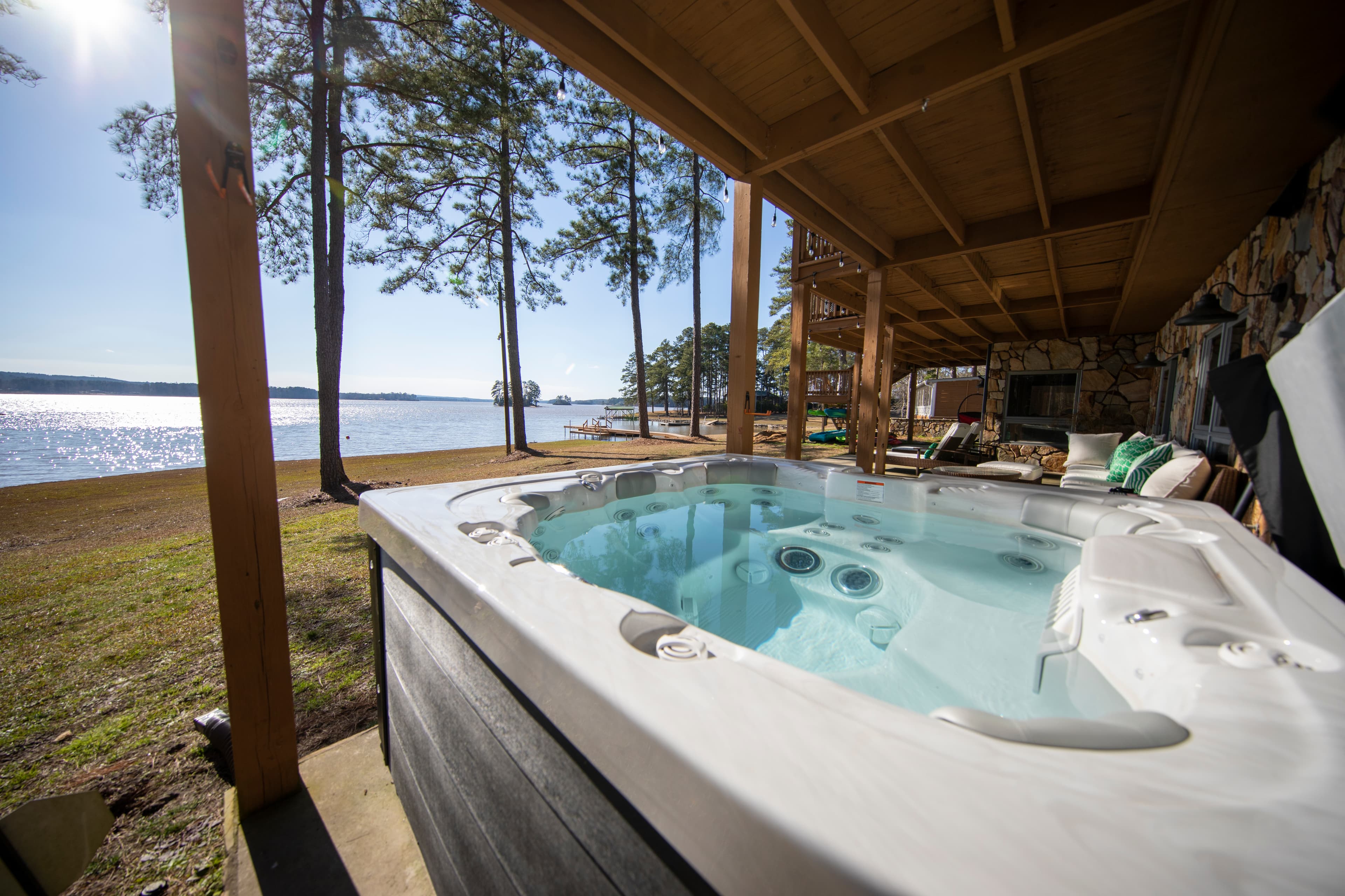 Lake to Hot Tub. Repeat.