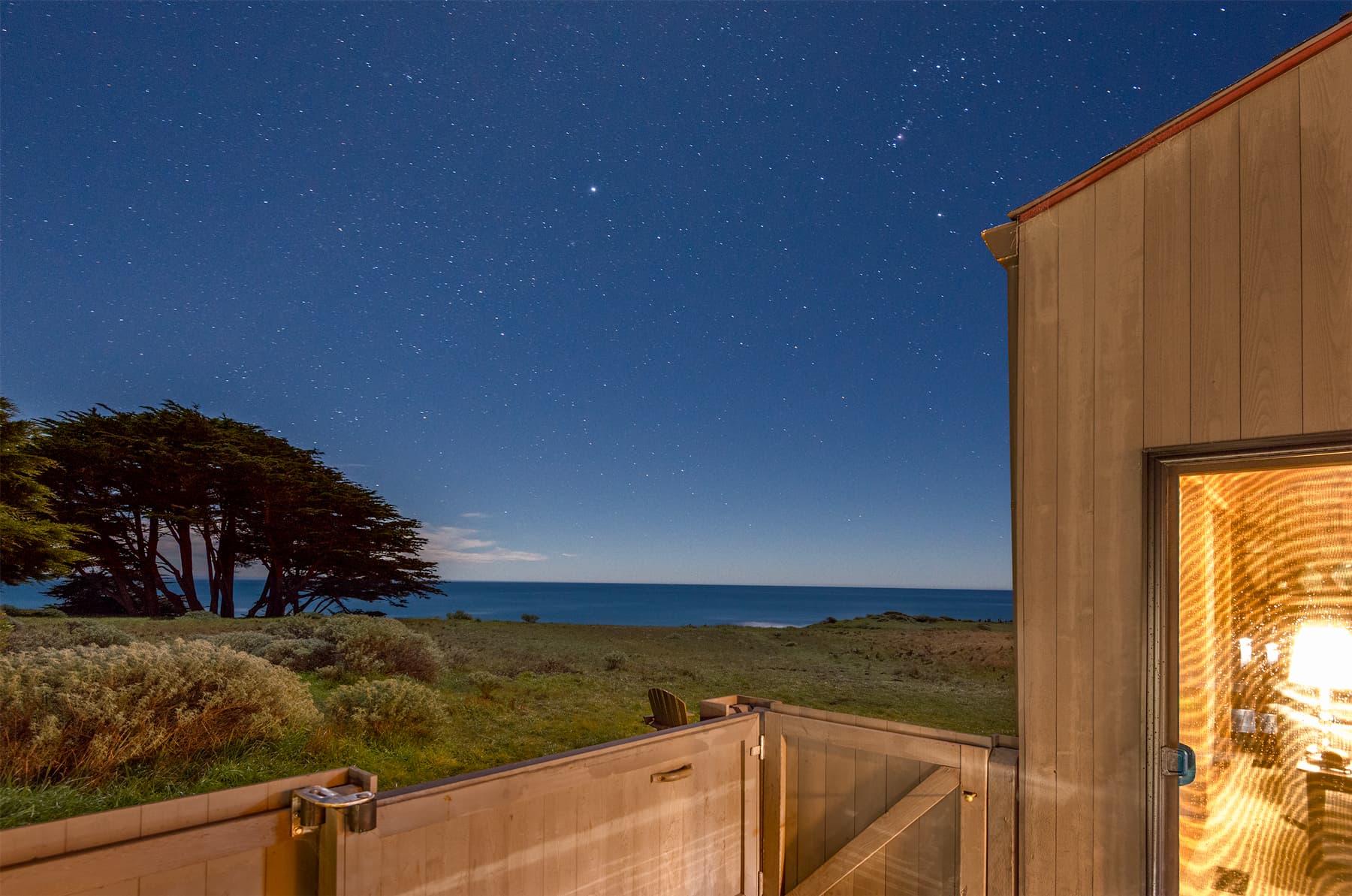Exterior at night- Dark skies for stargazing