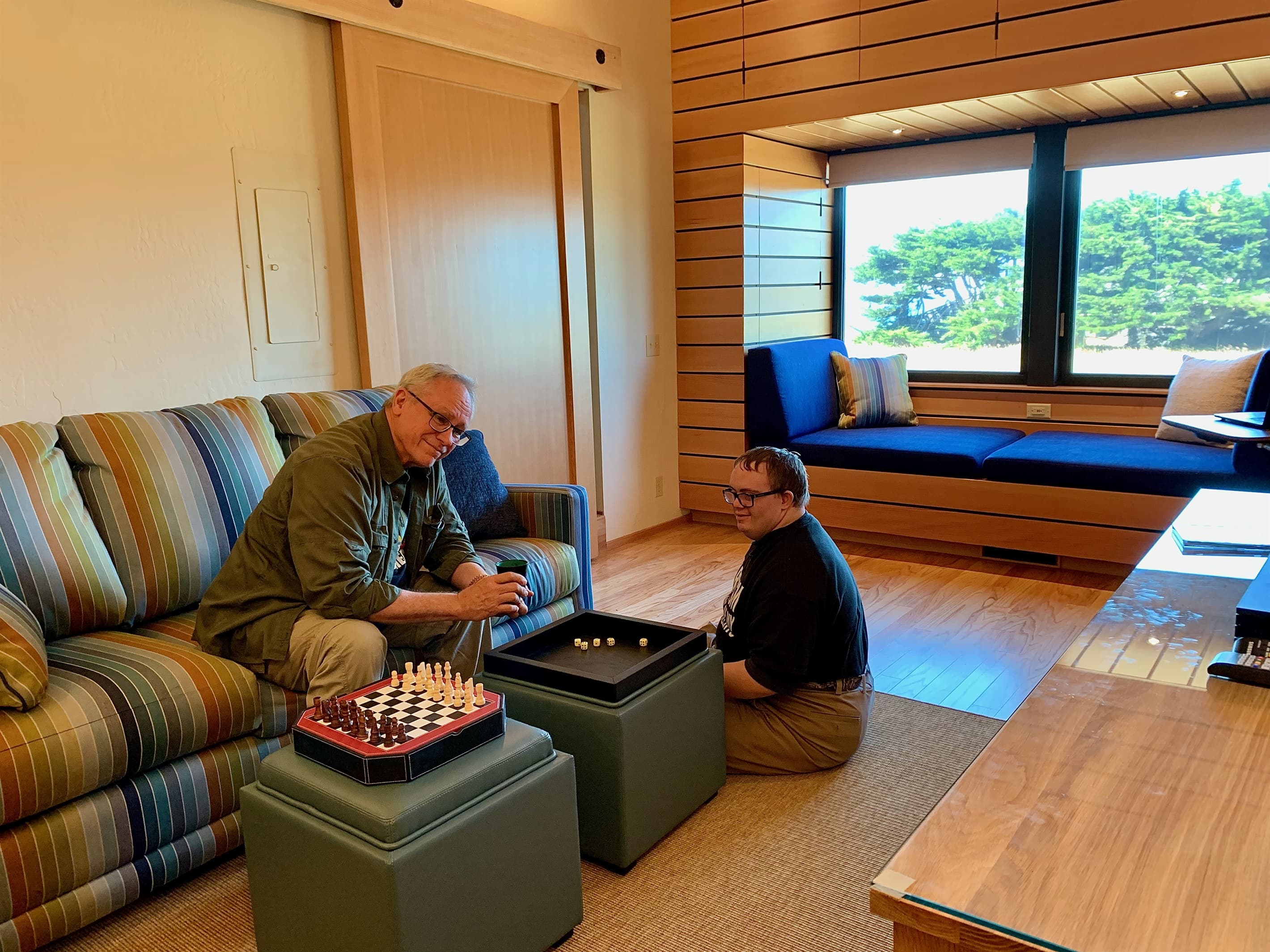 "There were tons of board games. And the view was amazing." Multi-purpose game room has games, puzzles, books, and art supplies for children and adults.