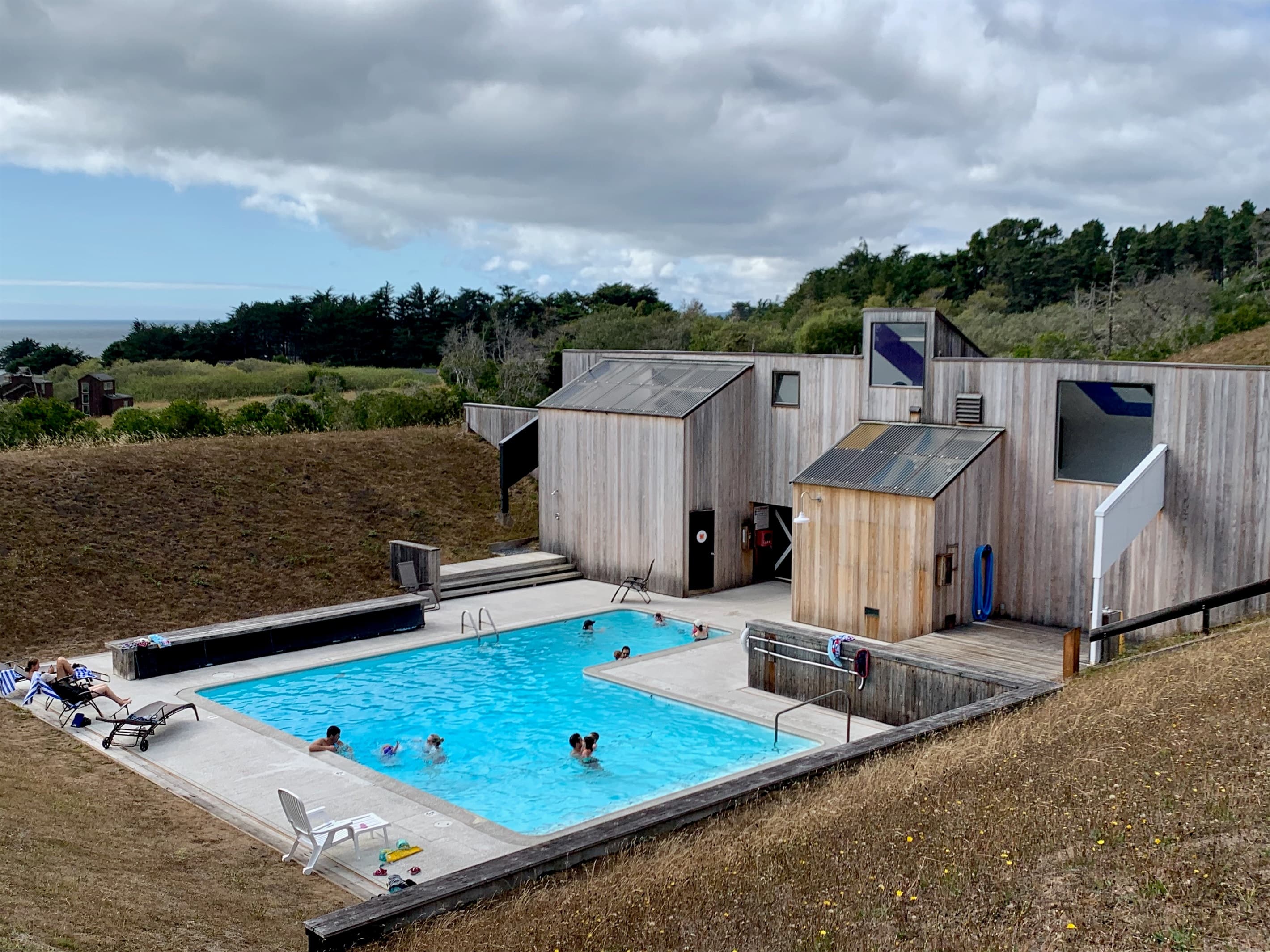 Moonraker Recreation Center with pool, sauna, tennis courts