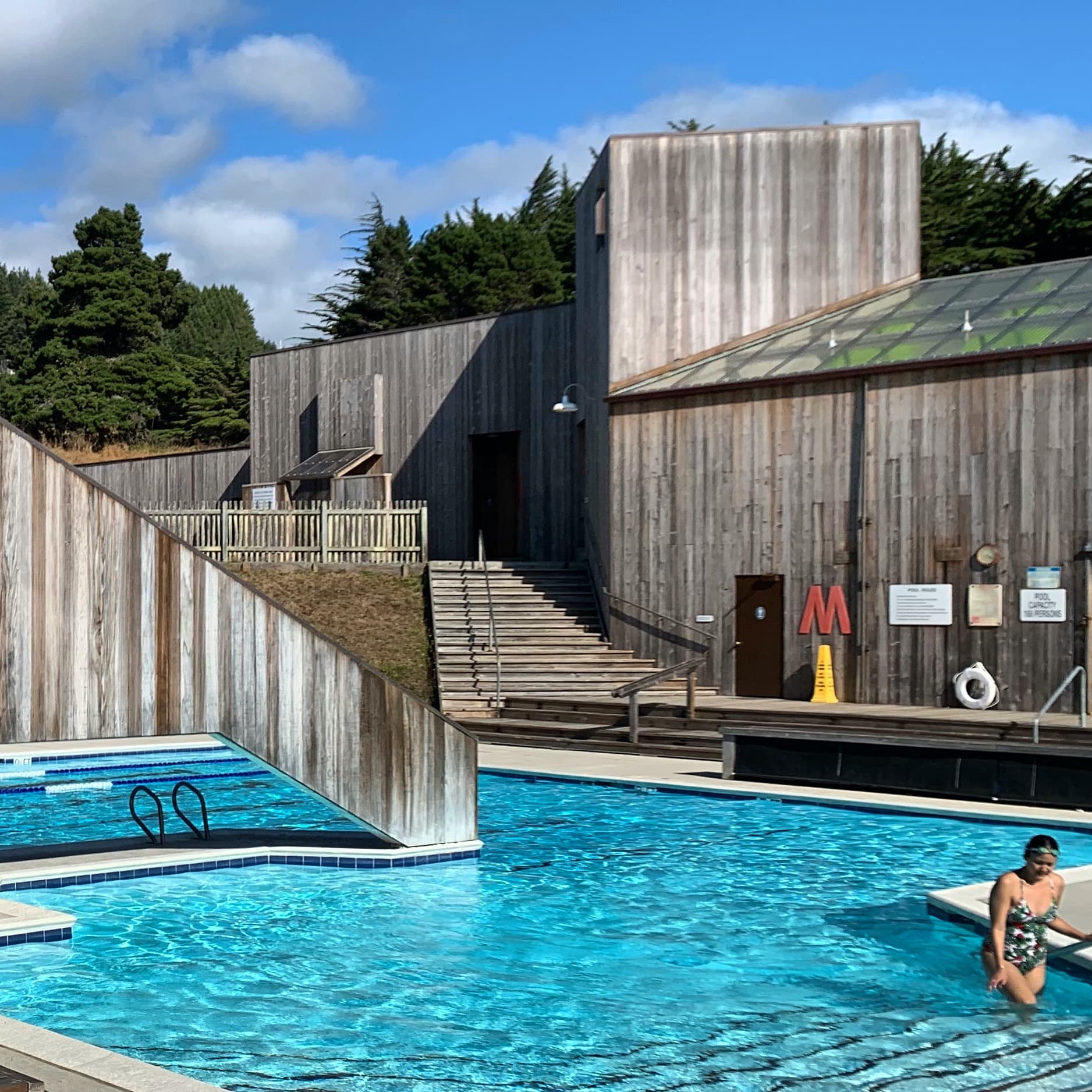 Swim laps or just lounge by the pool side at Ohlson Recreation Center's pool