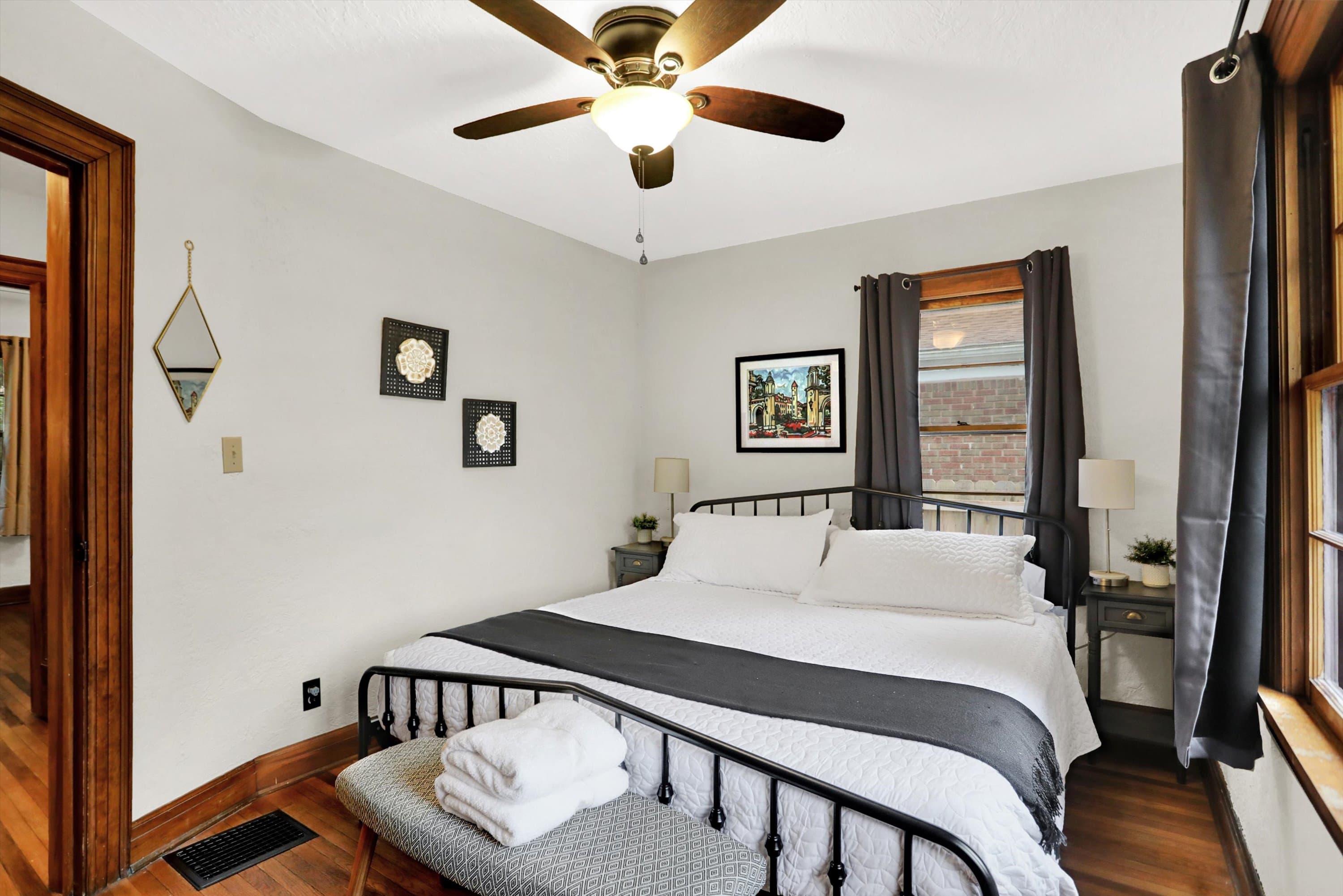 Third bedroom with a cozy King bed