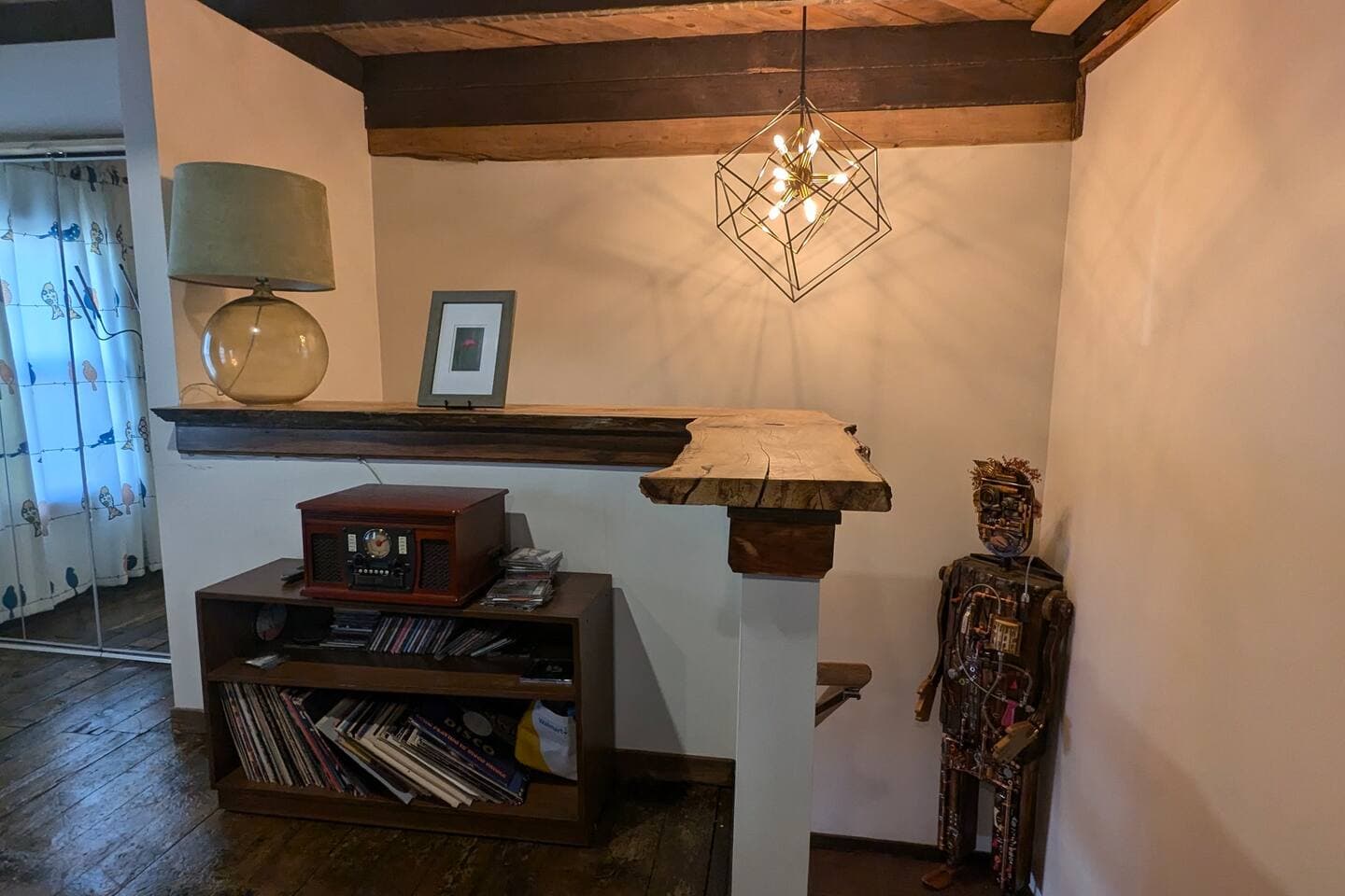Enjoy the art everywhere in the living area