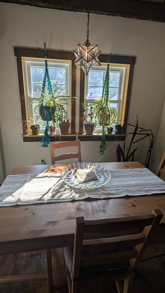 Catch up with family and friends around the dining table