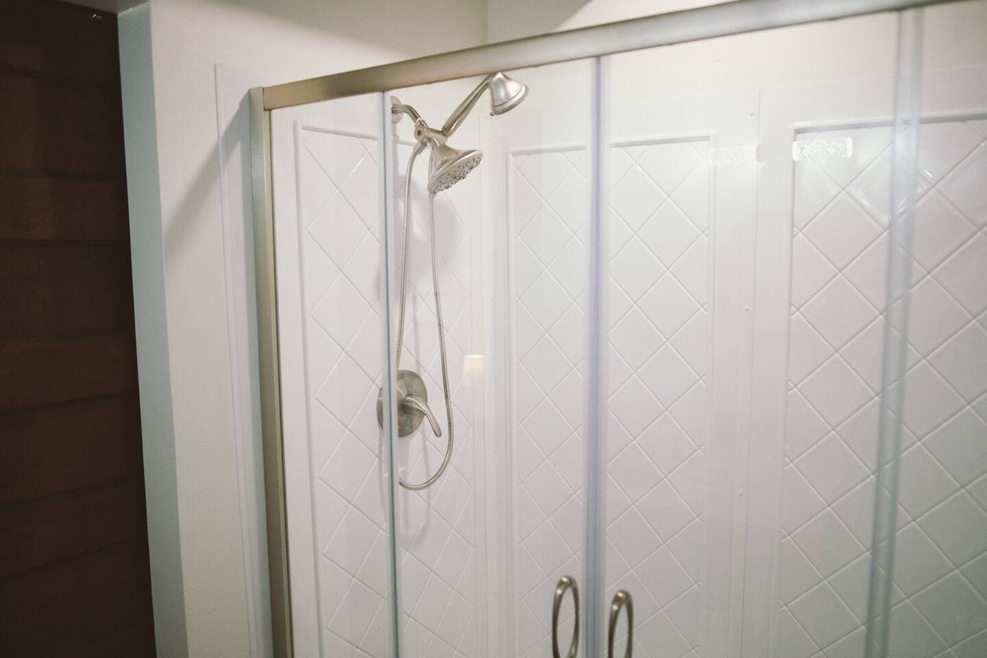 The bathroom was loving remodeled 