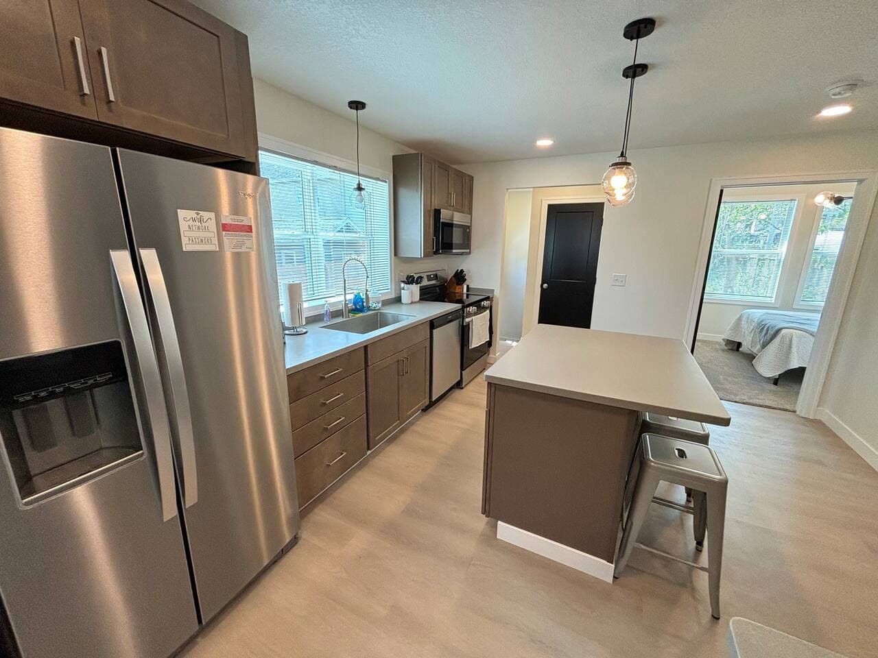 Whip up a delicious meal in the brand new renovated kitchen 