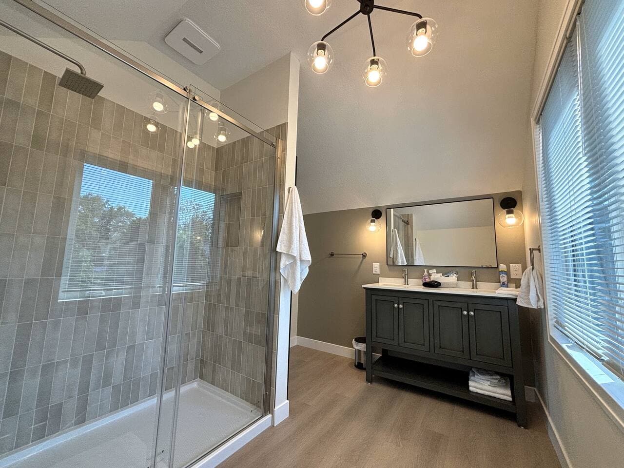 Spa-like, fully renovated bathroom 