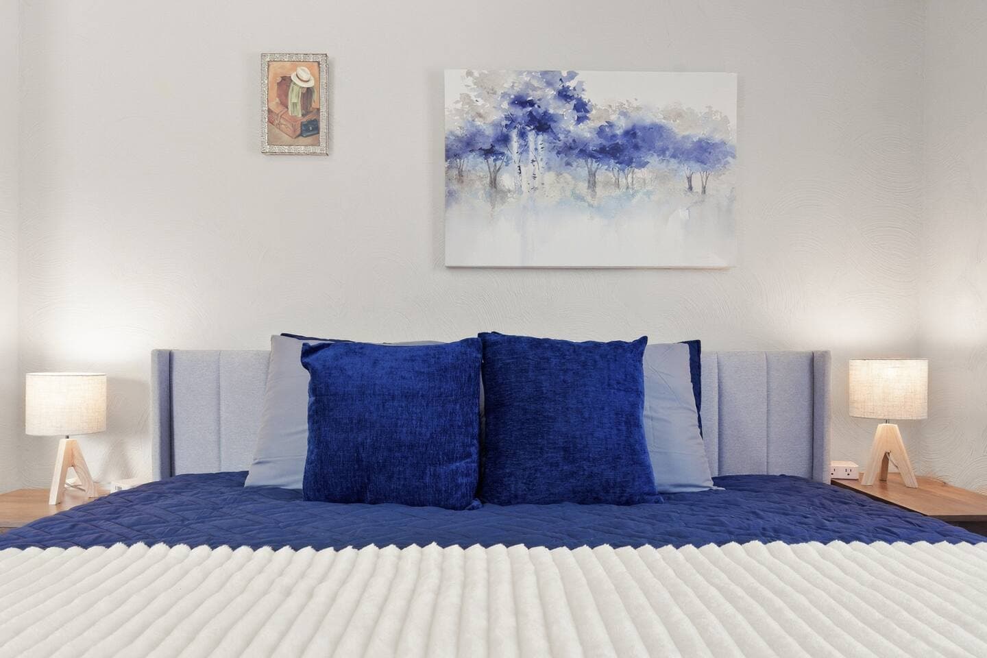 Bedroom 3 features a comfortable king-sized bed, and ample space to relax and unwind. 