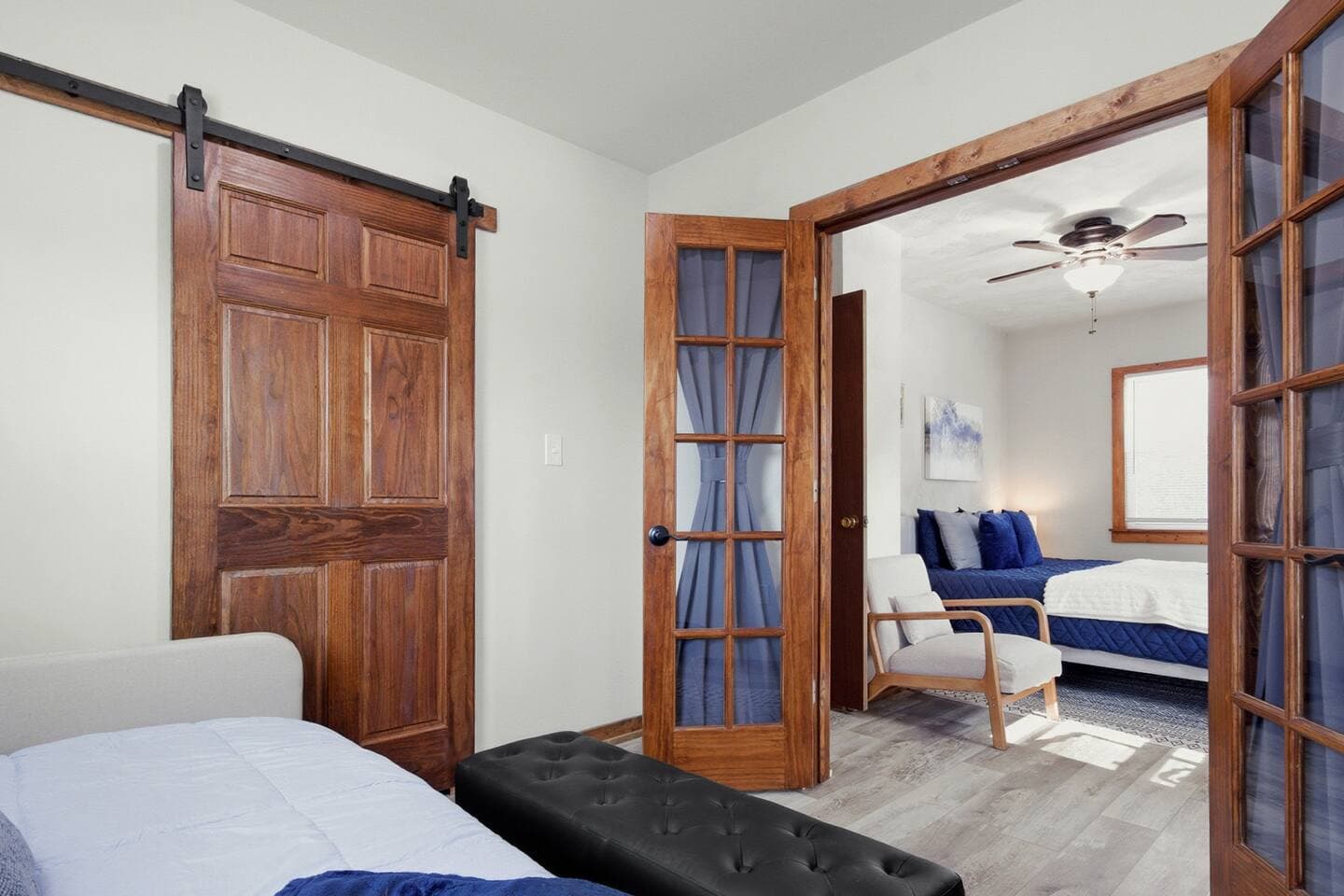 The 3rd bedroom is full of cozy places to relax.  