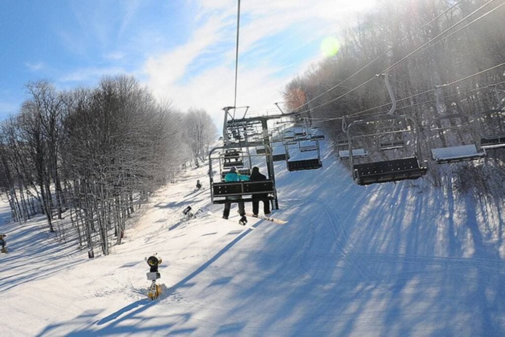 We are a two minute walk to the ski lift