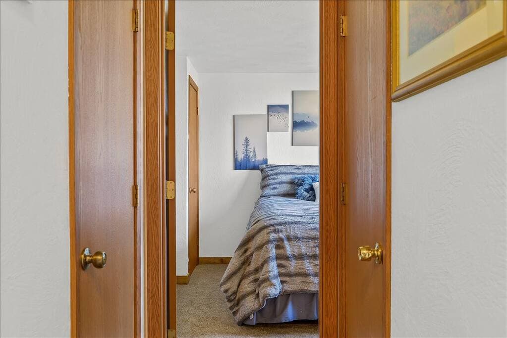 Enter the bedroom