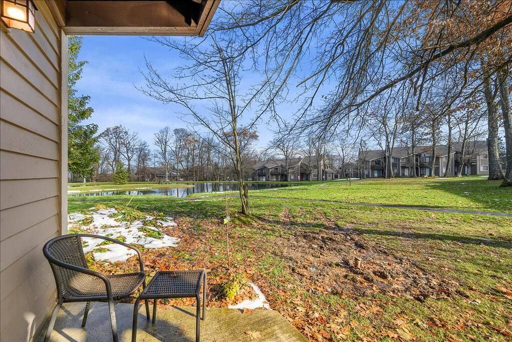 Relax out on the back patio 