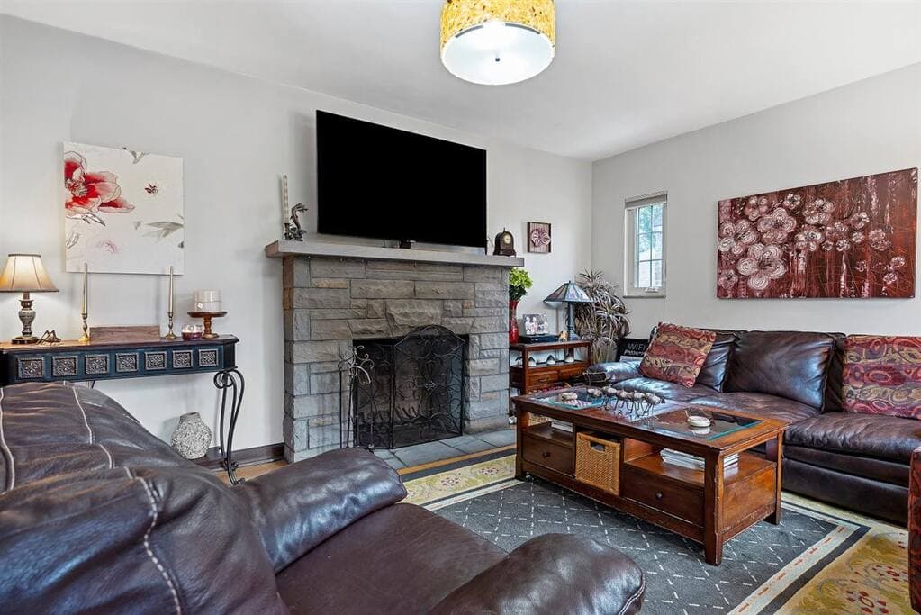 The family room is a great place to relax