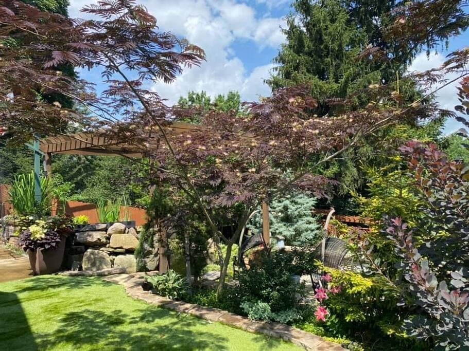 Enjoy our lovingly curated gardens