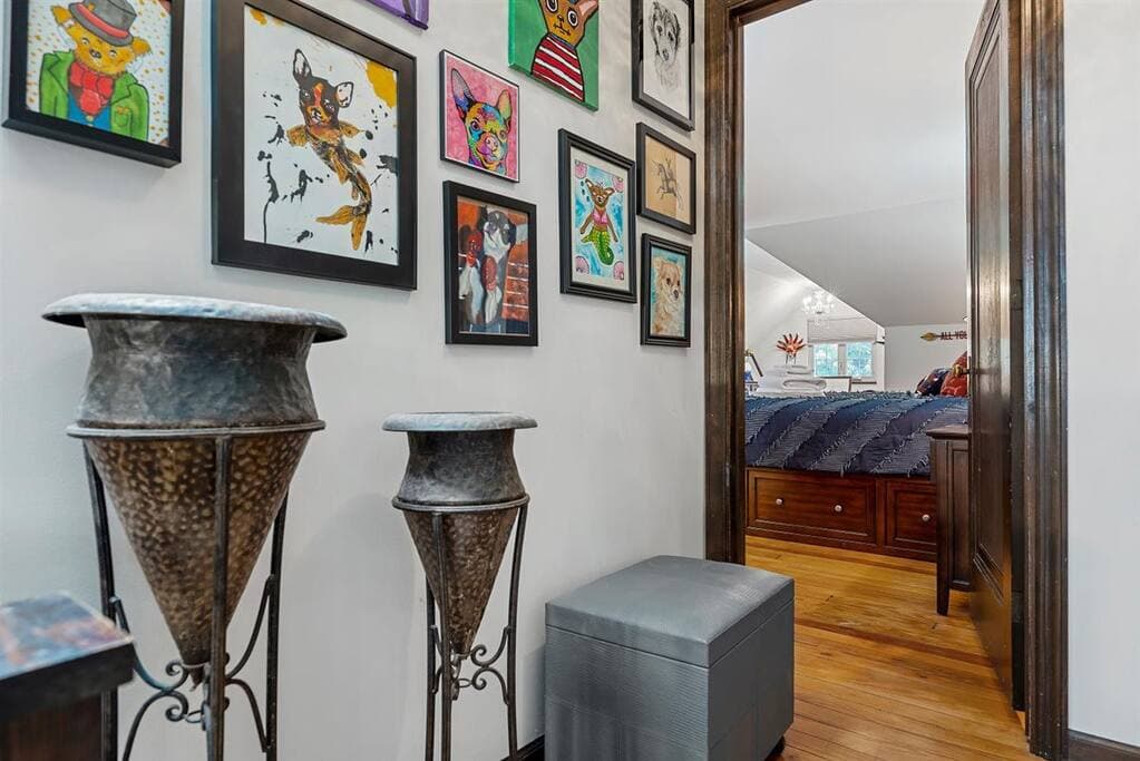 Office leading into master bedroom