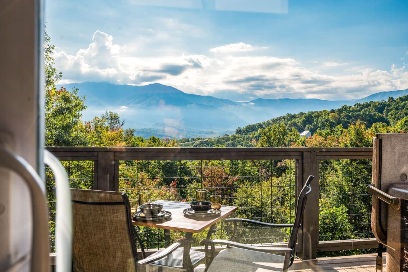 With comfortable seating and a scenic backdrop, the balcony creates a peaceful retreat to savor both nature’s beauty and quality time with loved ones.