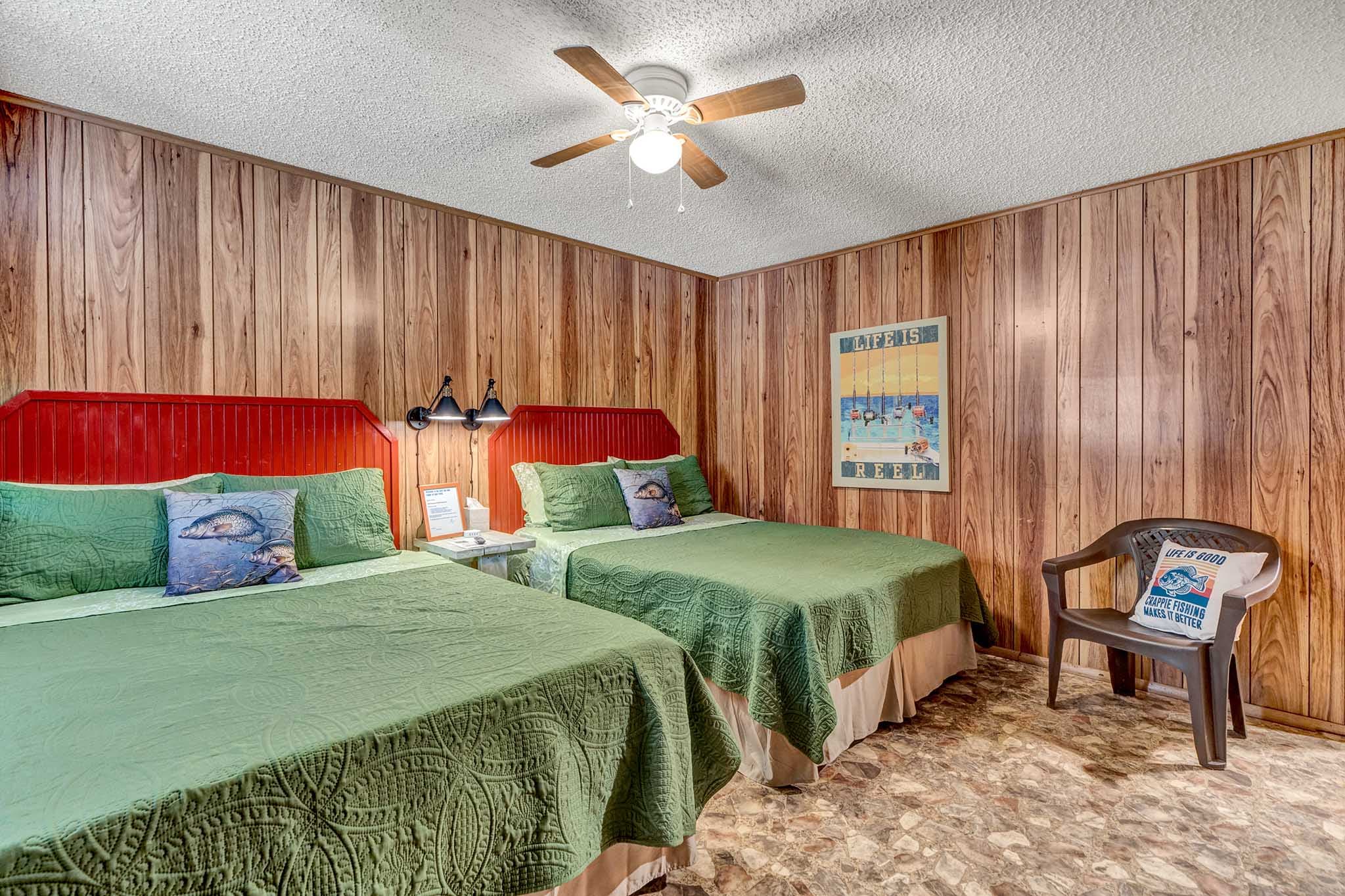 Two queen beds