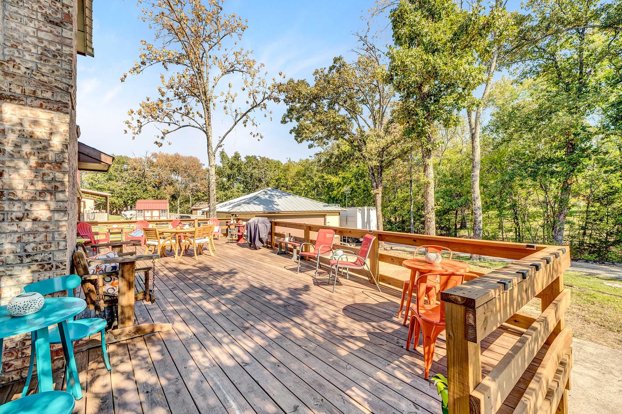 Lodge deck