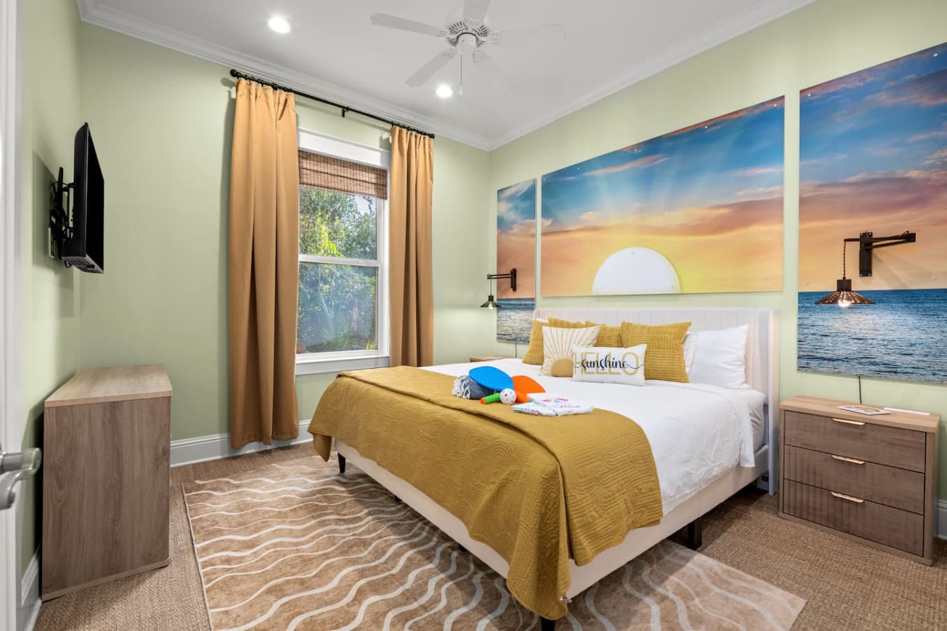 King Bedroom #2--Rise and Shine for another great day at Crystal Haven!