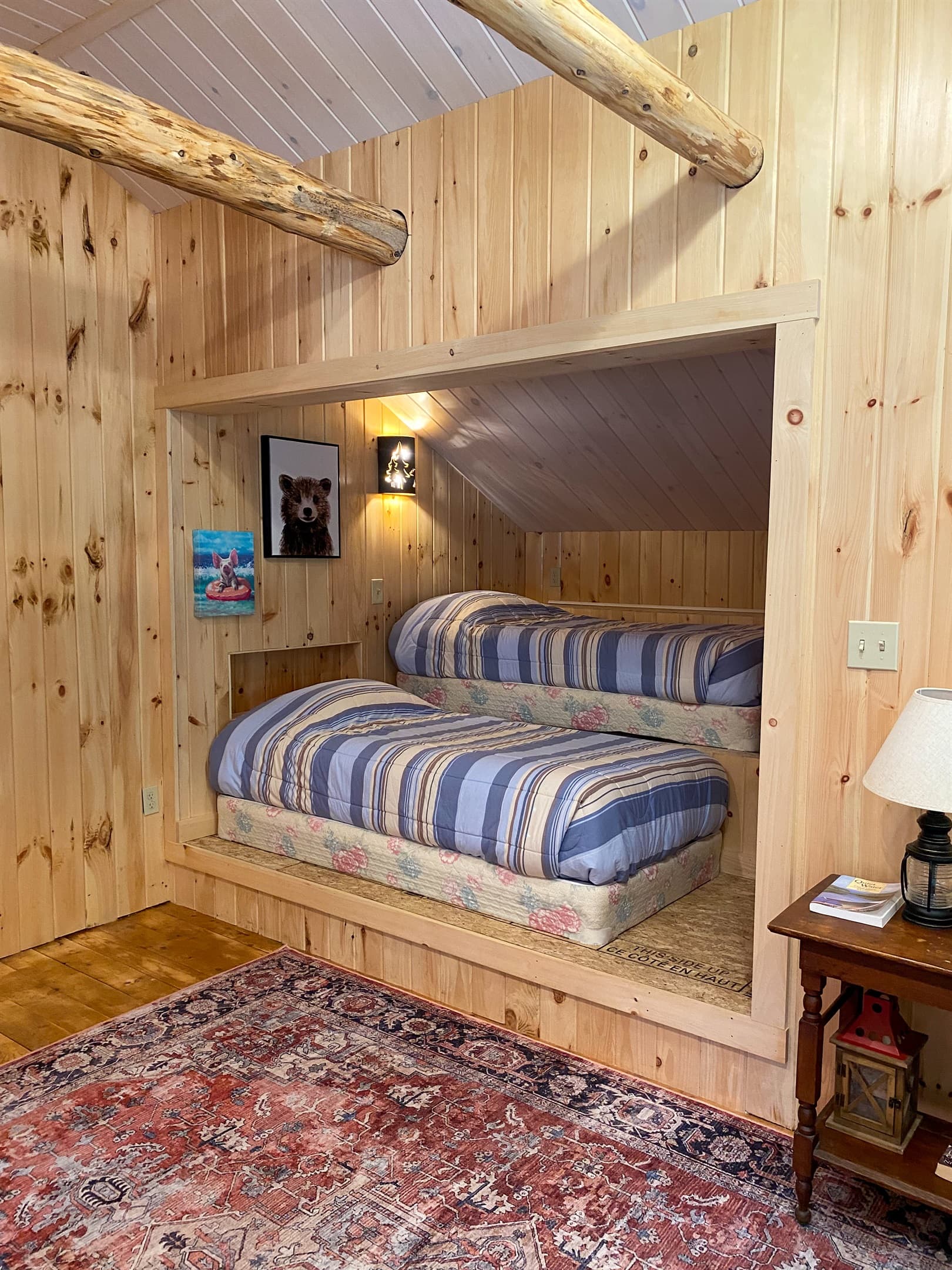 Master Bedroom, Cubby Beds for the kids