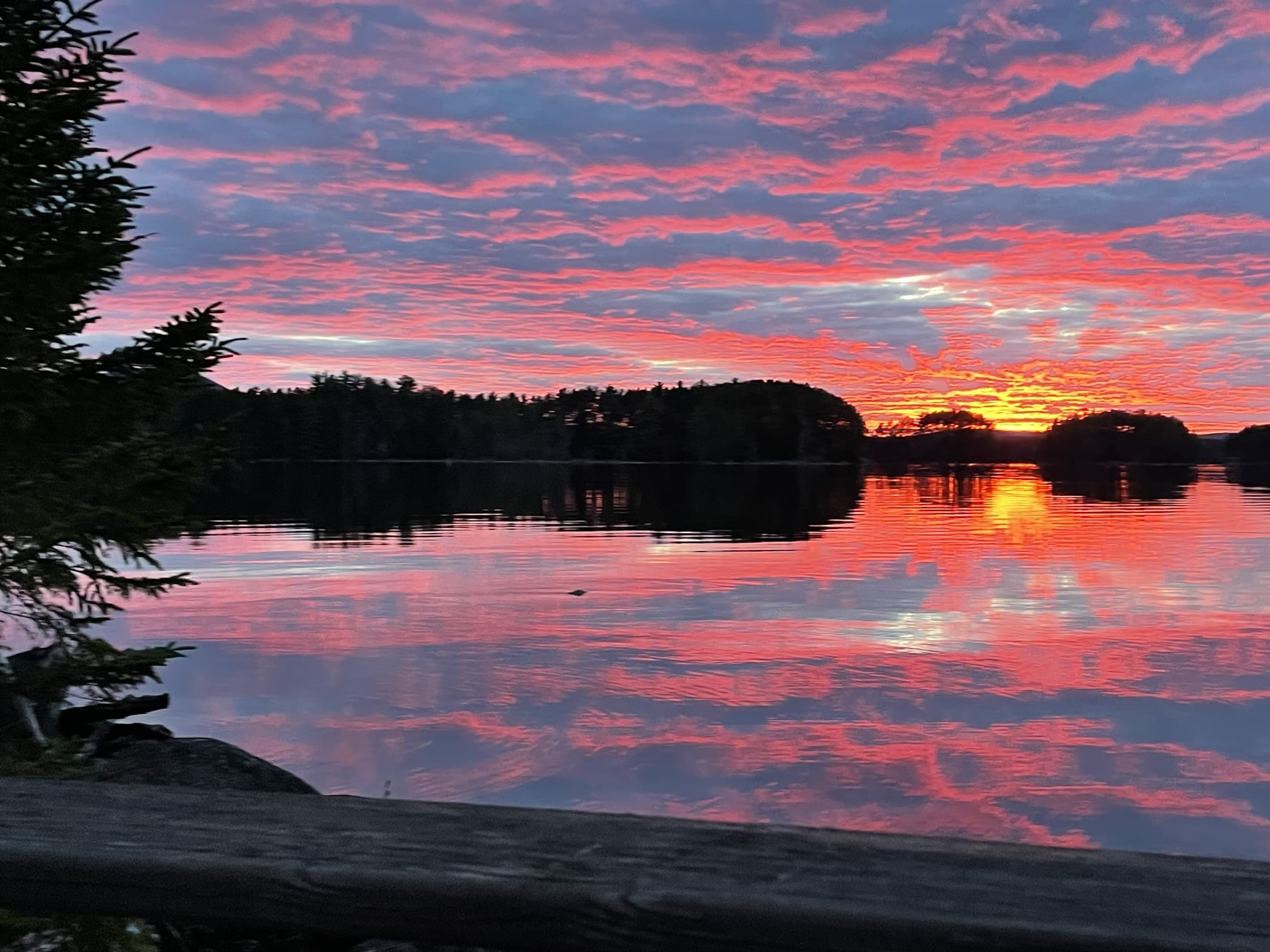 Sunset from Camp