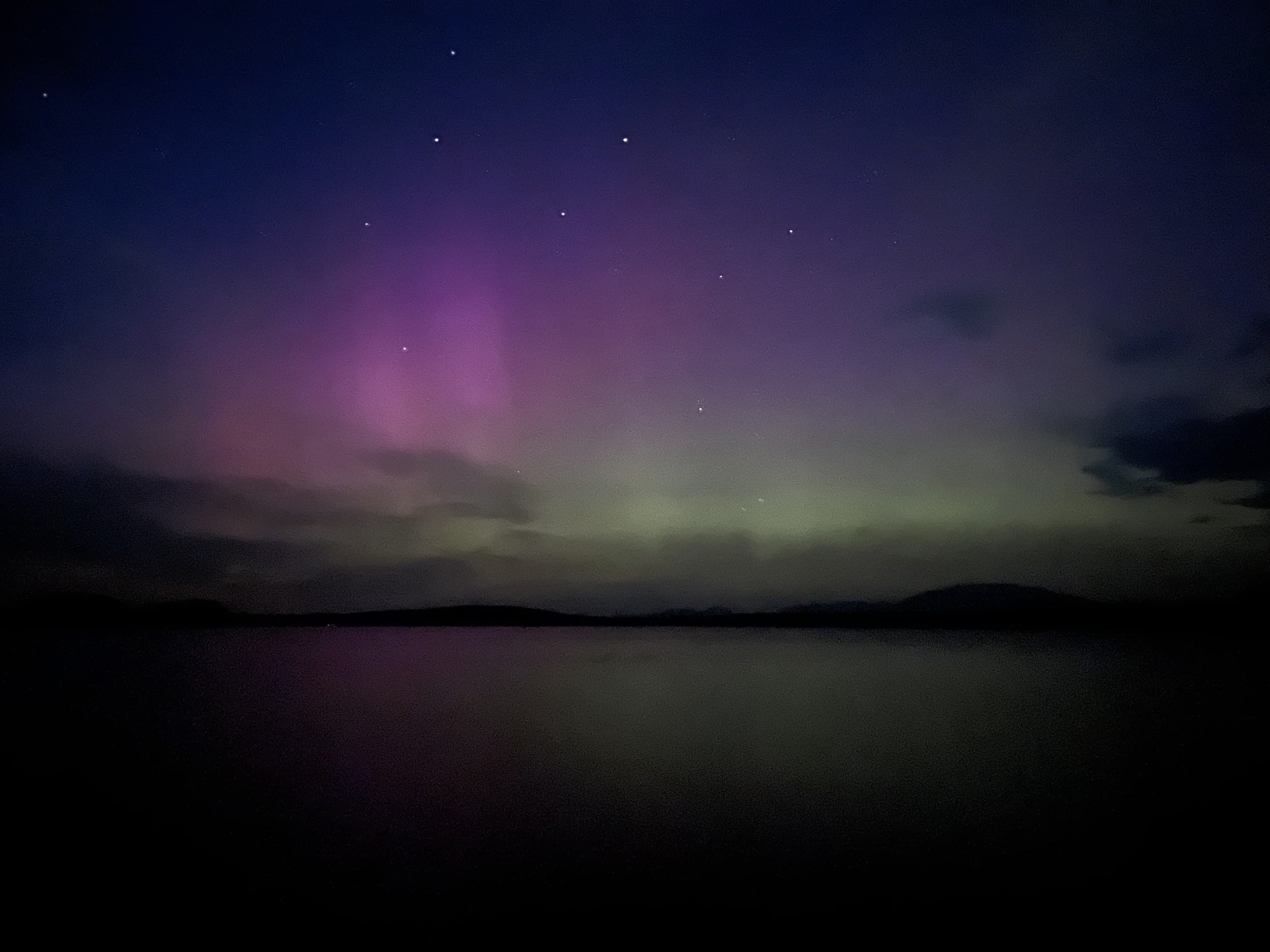 Northern Lights as seen from camp
