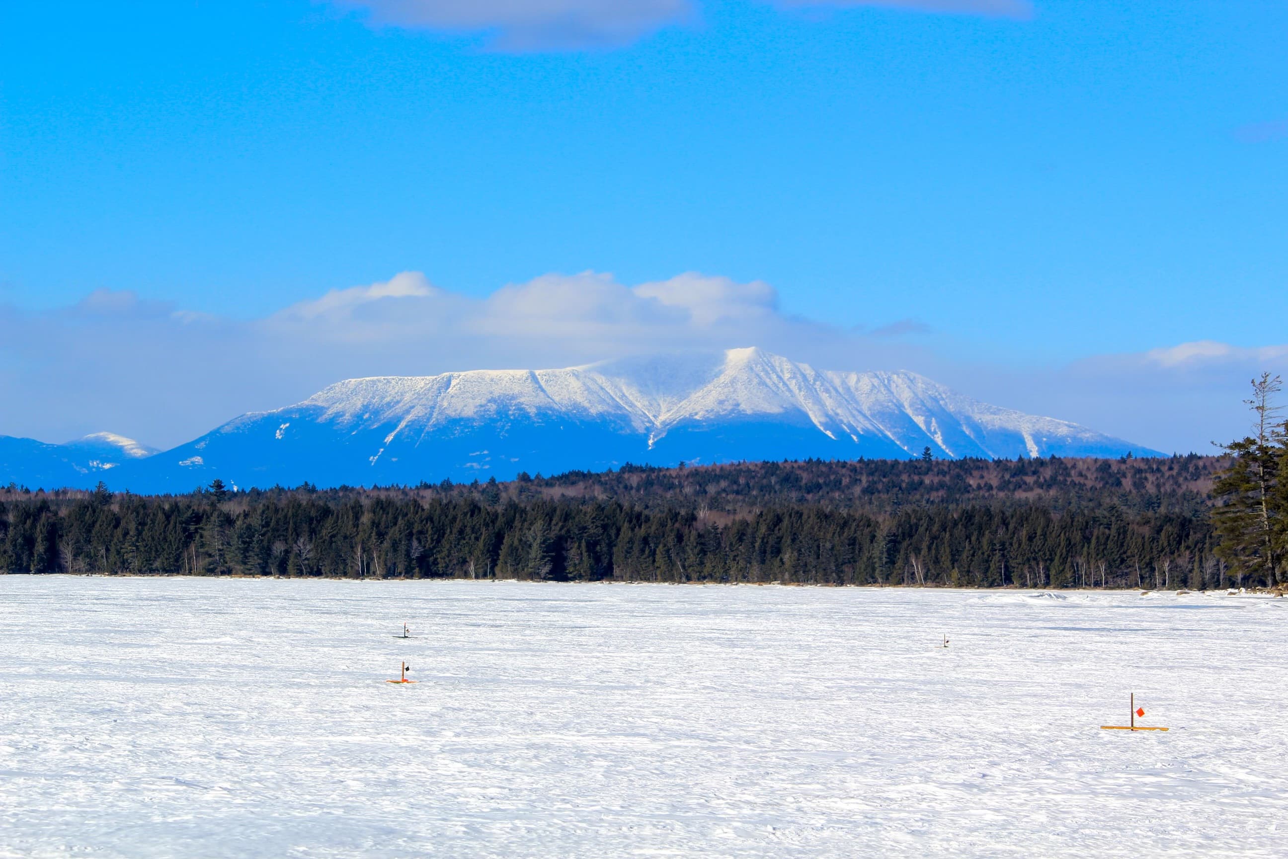 Ice Fishing with a View!