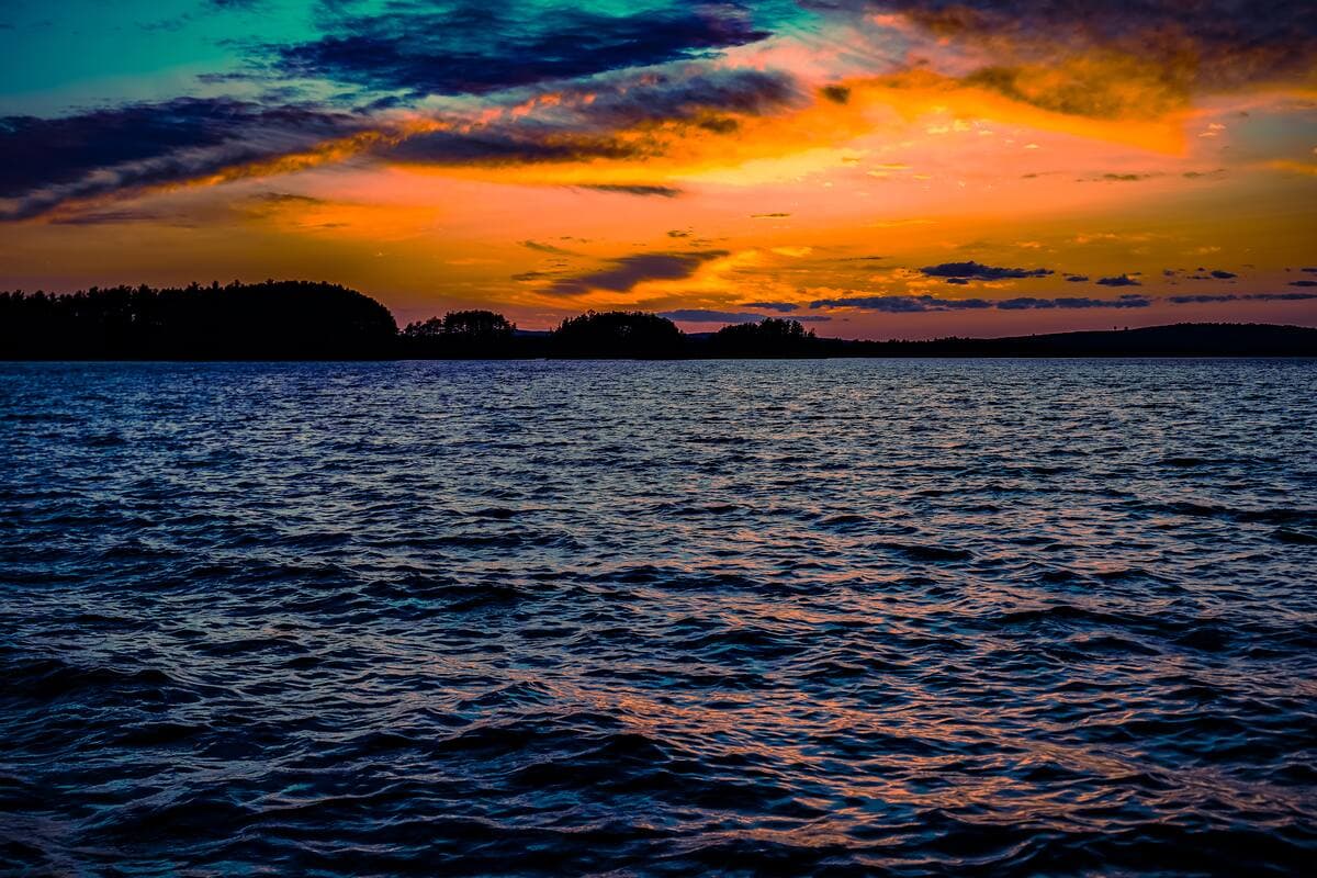 Sunset From Camp