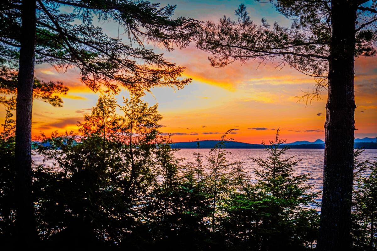 Sunset From Camp