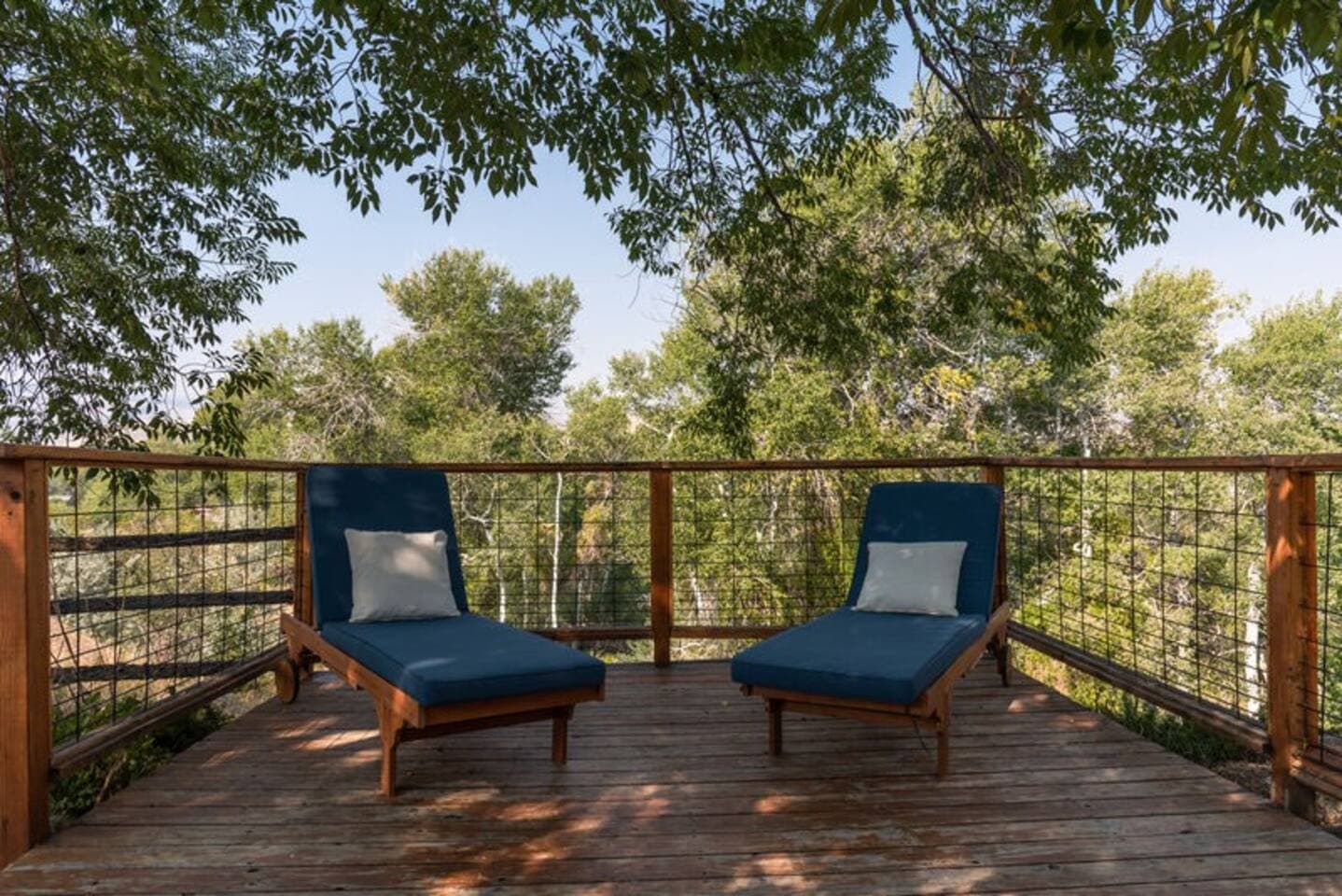 Quietly relax and enjoy the views as you lounge in comfort.